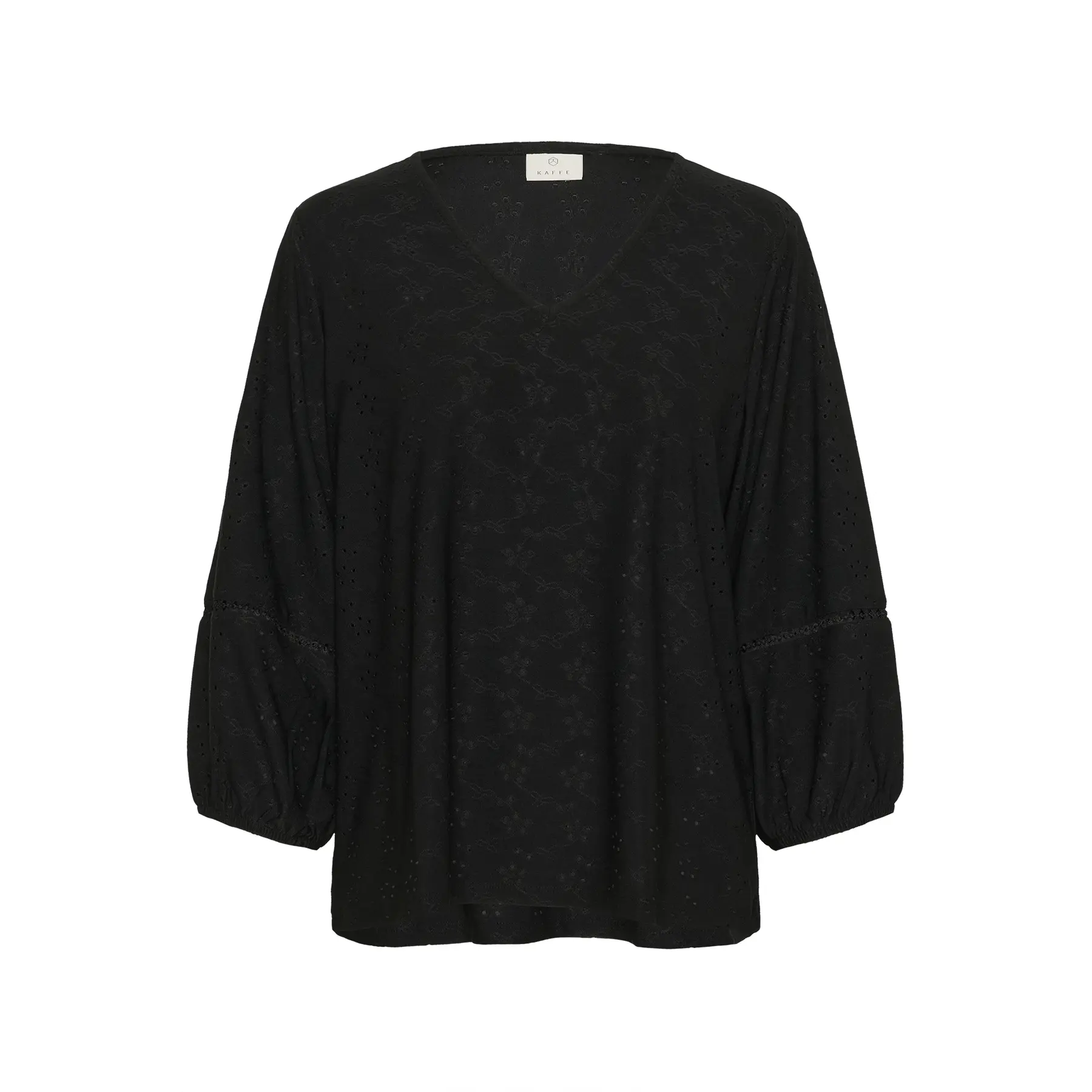 Damen V-Ausschnitt Bluse KAFFE Katyra