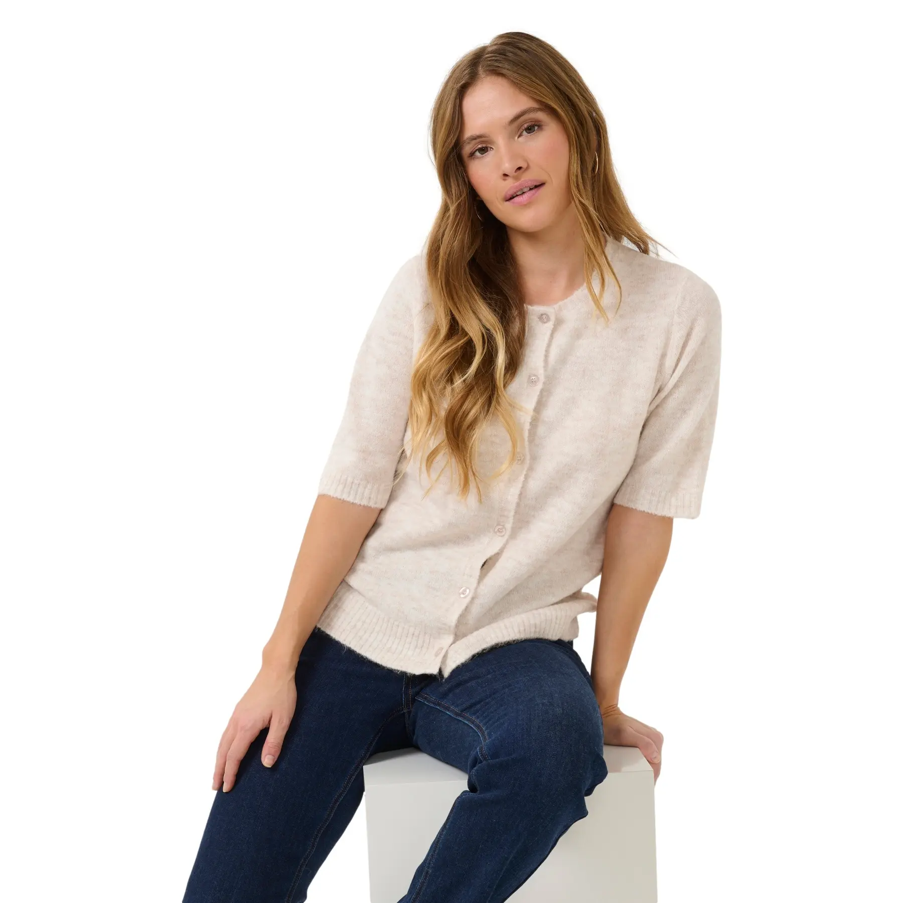Strickjacke, Damen KAFFE Kairis
