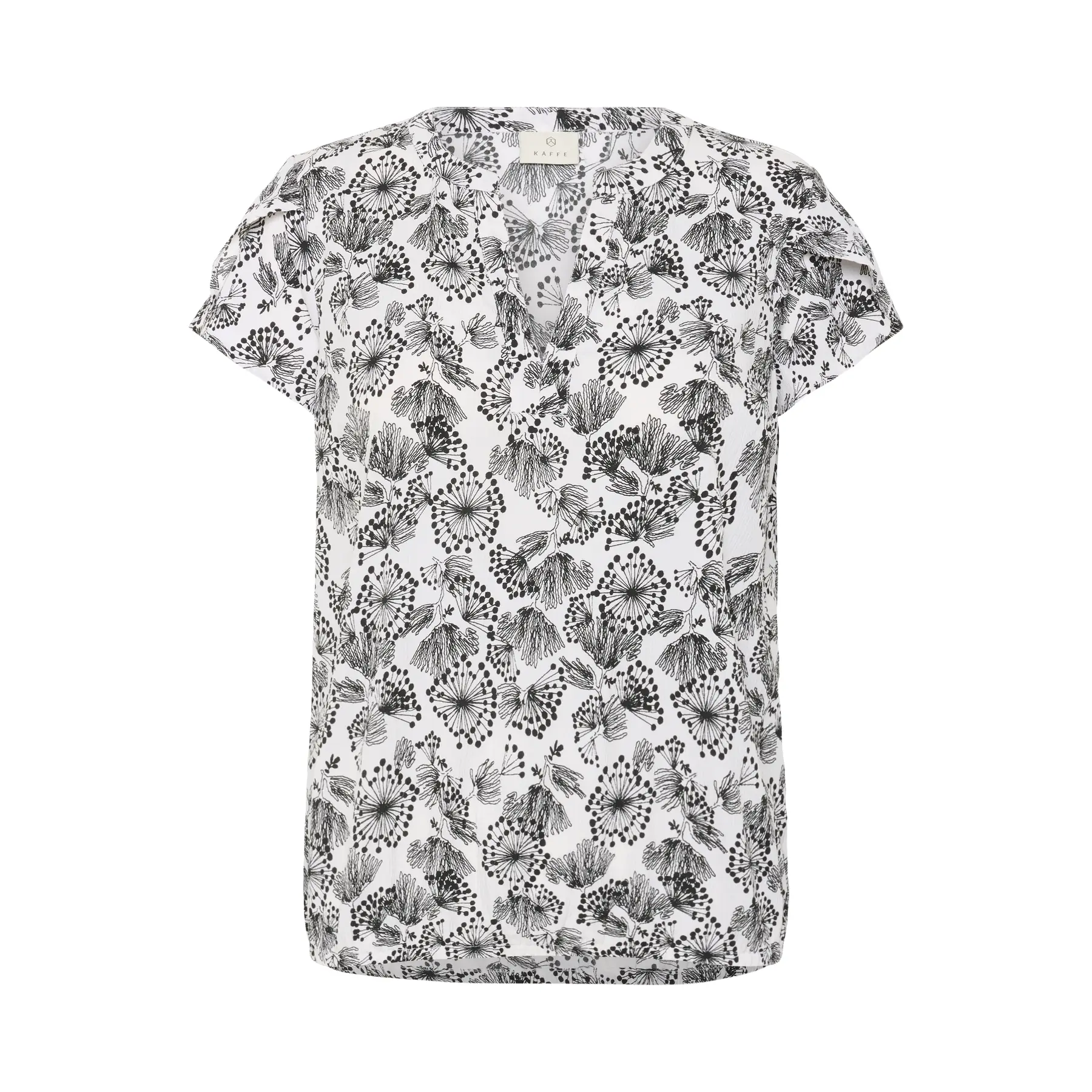 Damenbluse mit Druck KAFFE Kahaley