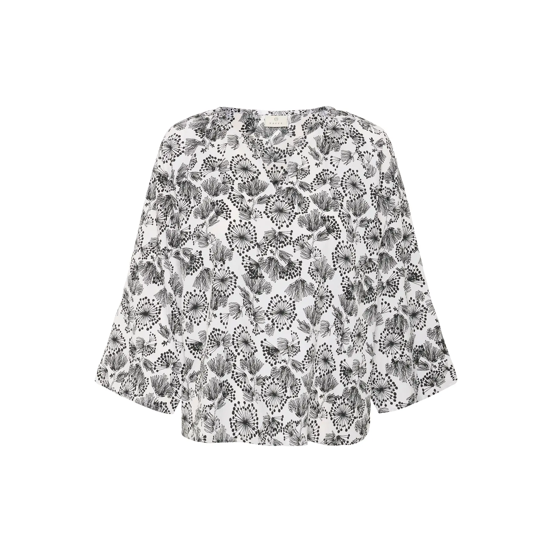 Bluse 3/4 mit Muster Damen KAFFE Kahaley