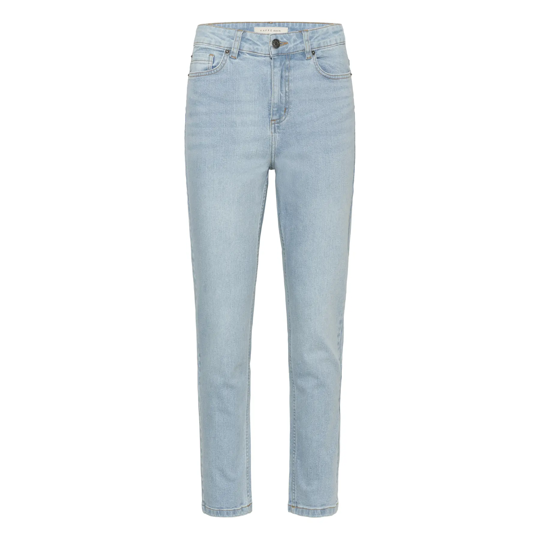 Kaffe Women's Bleu High-Waisted Slim Jeans For Willow
