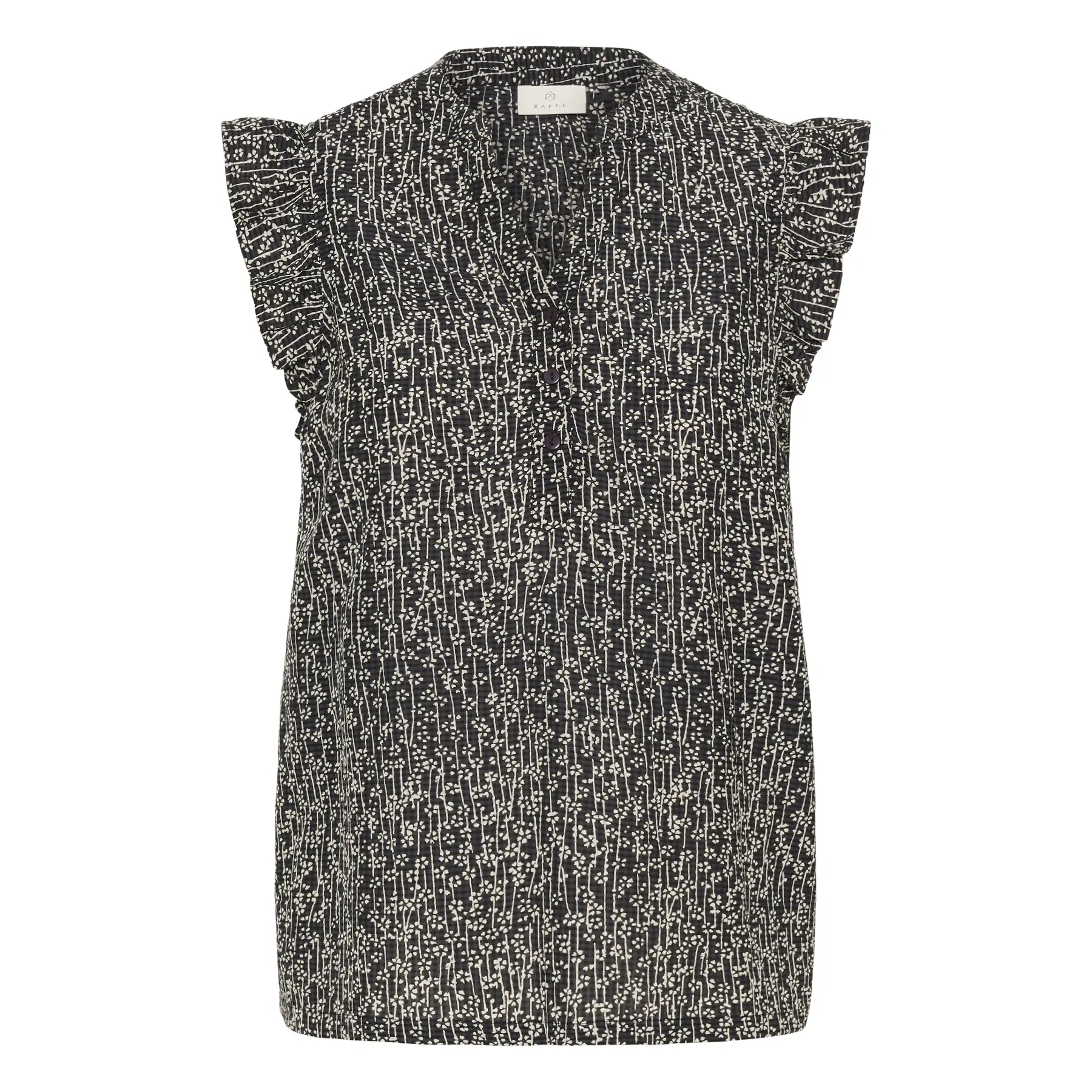 Damenbluse KAFFE Kafreja Frill