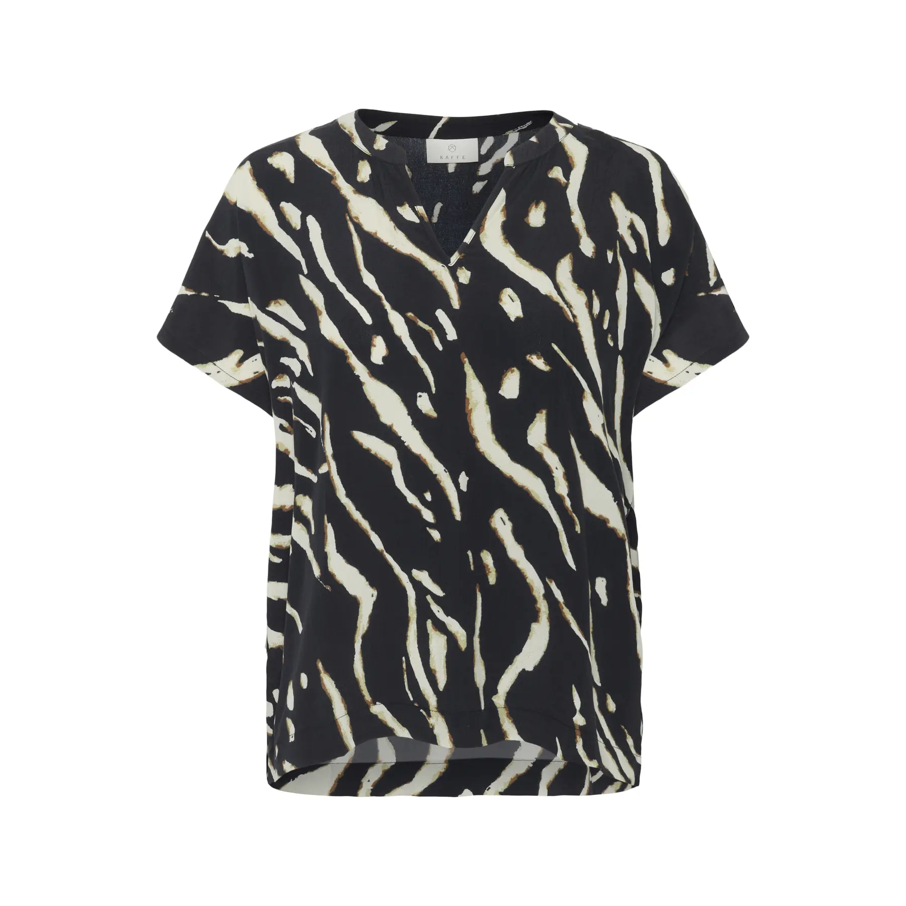 Damen V-Ausschnitt Bluse KAFFE Kazoey
