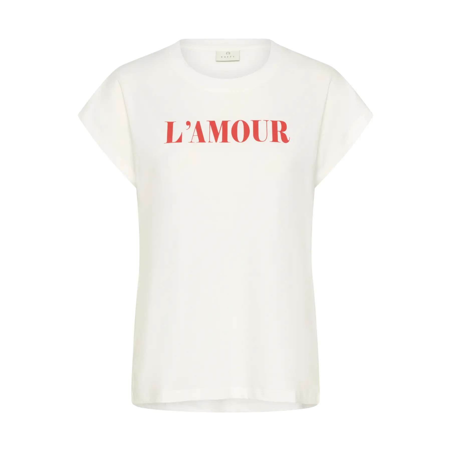 Damen T-Shirt KAFFE Kabine