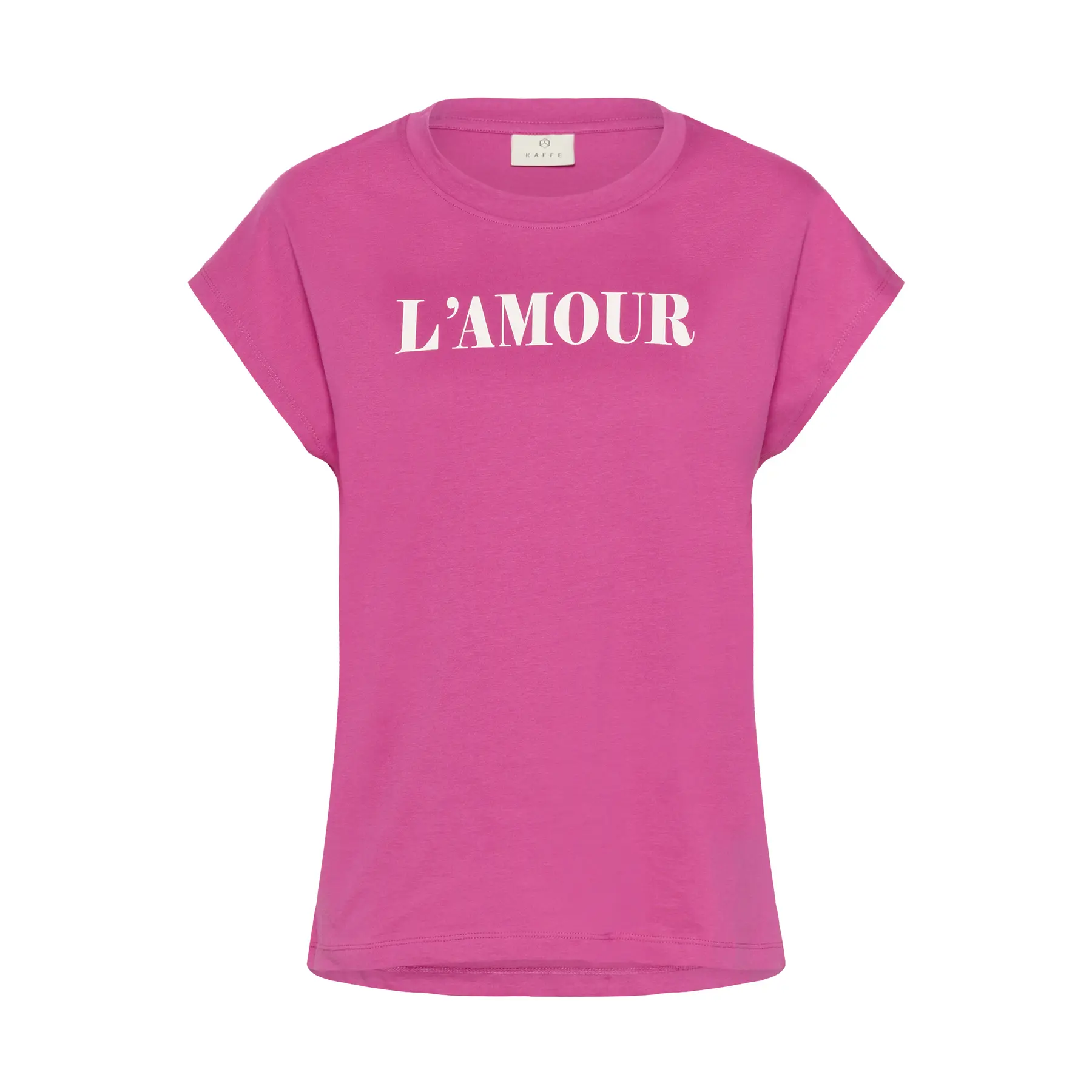 Damen T-Shirt KAFFE Kabine