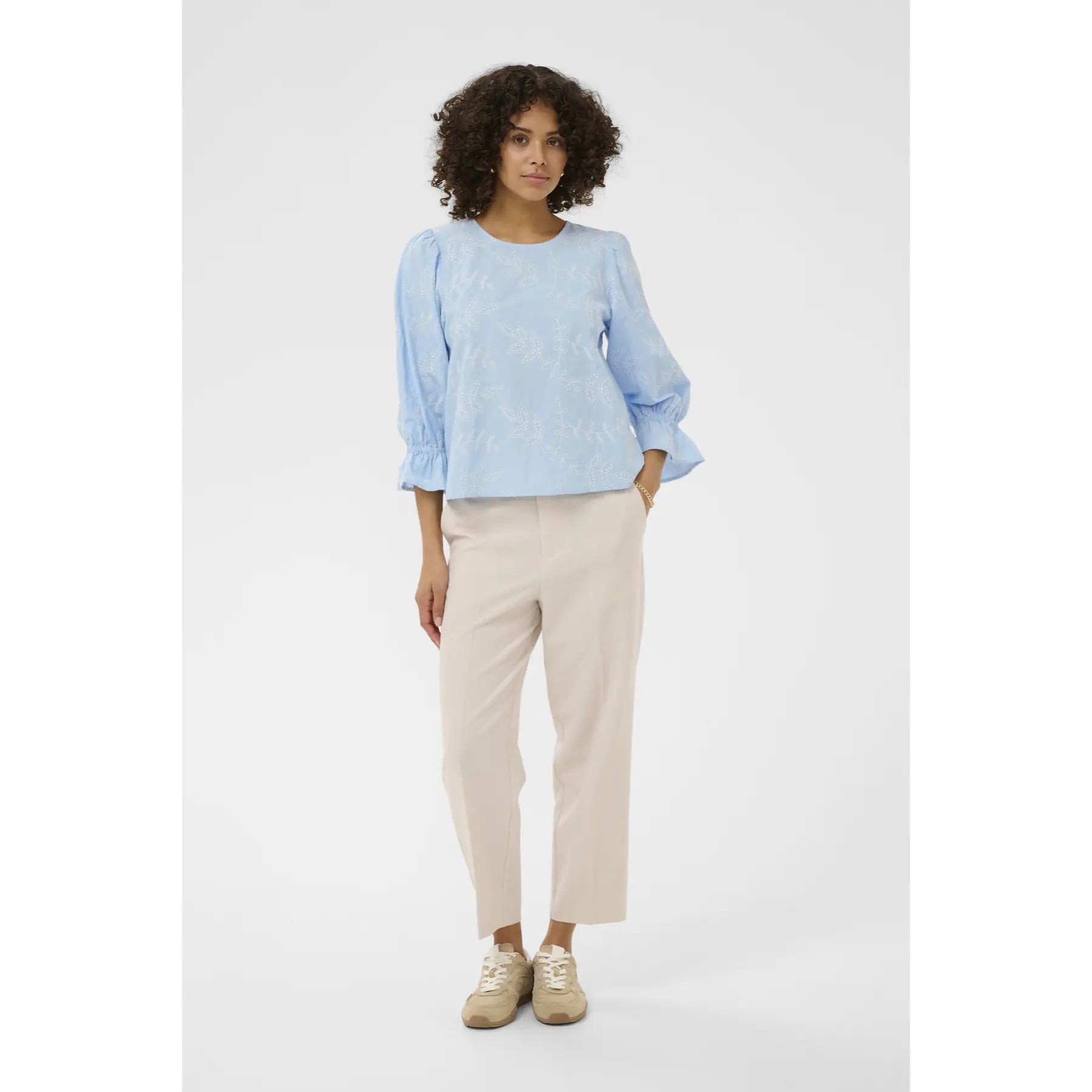 Langärmelige Bluse, Damen KAFFE Marlee