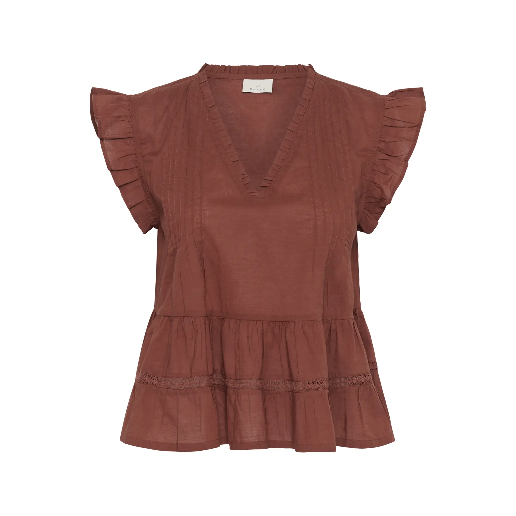 Kaffe Women's Marron Blouse Valerie