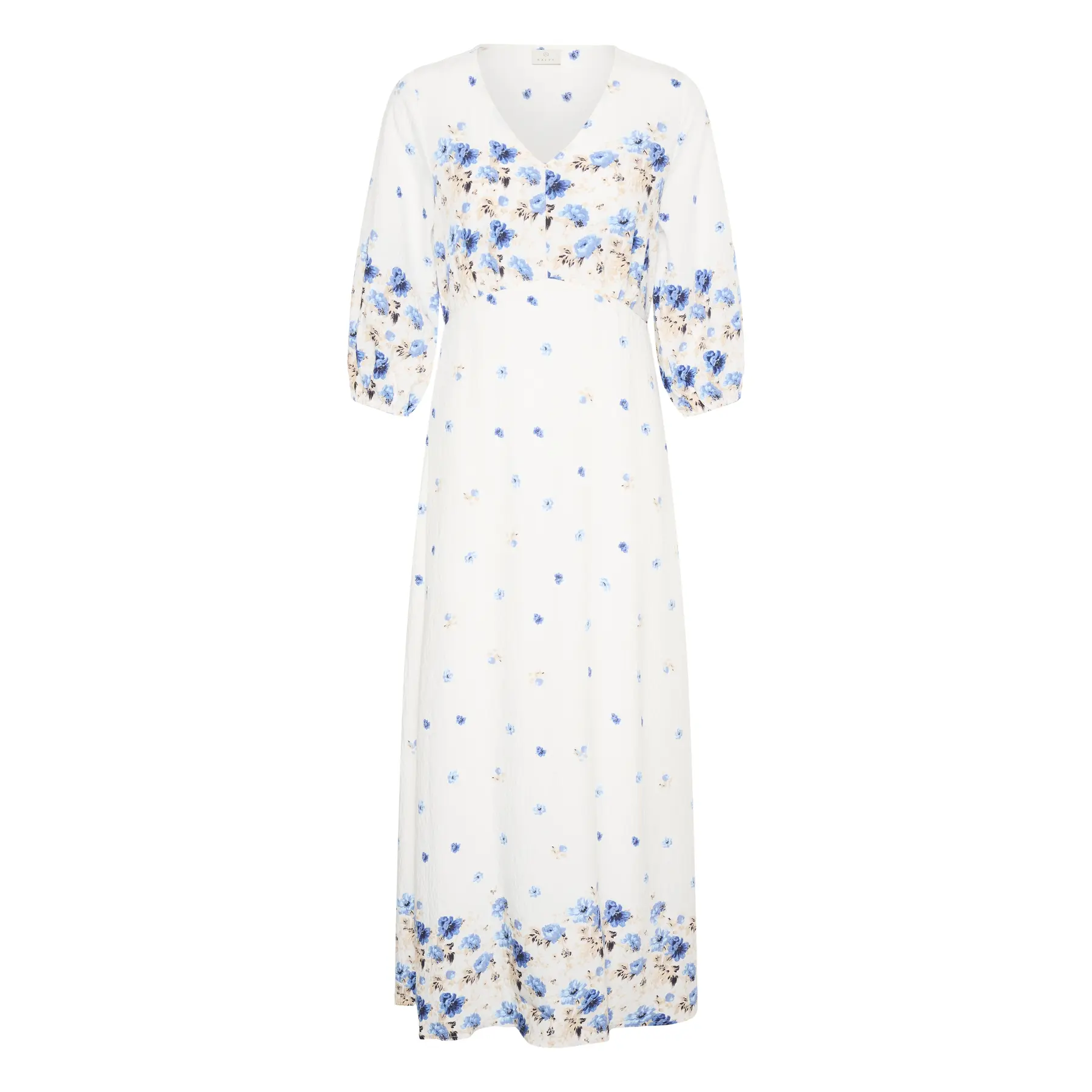 Langes Kleid, Damen KAFFE KArosine