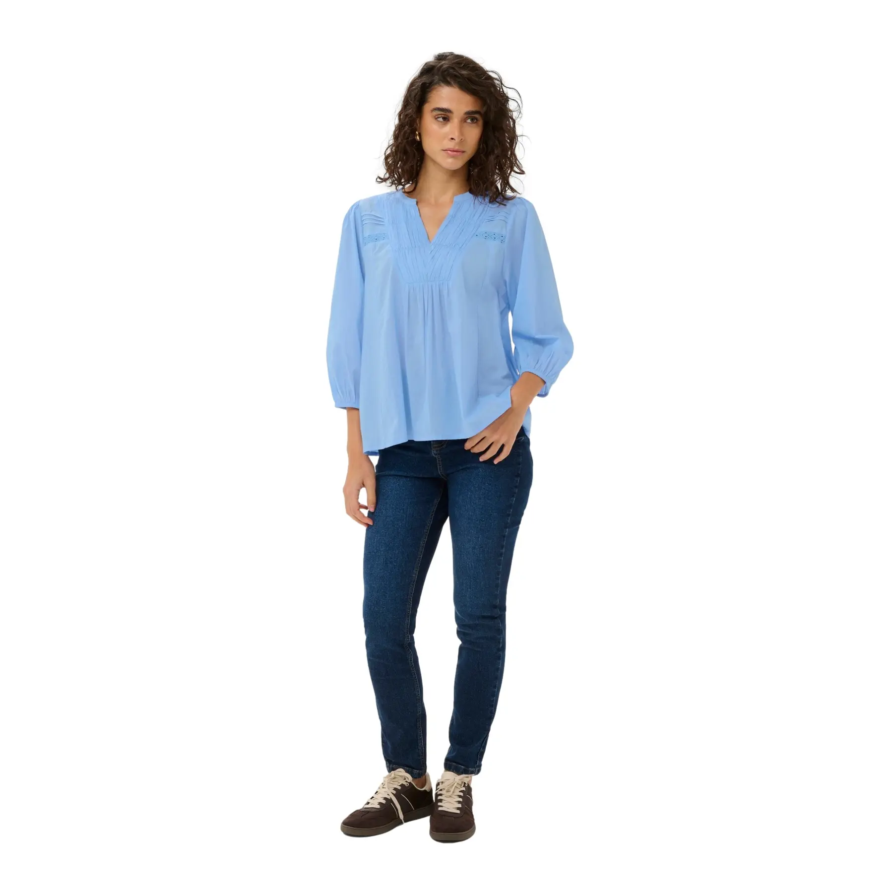 Bluse, 3/4-Ärmel, Damen KAFFE Kakarli