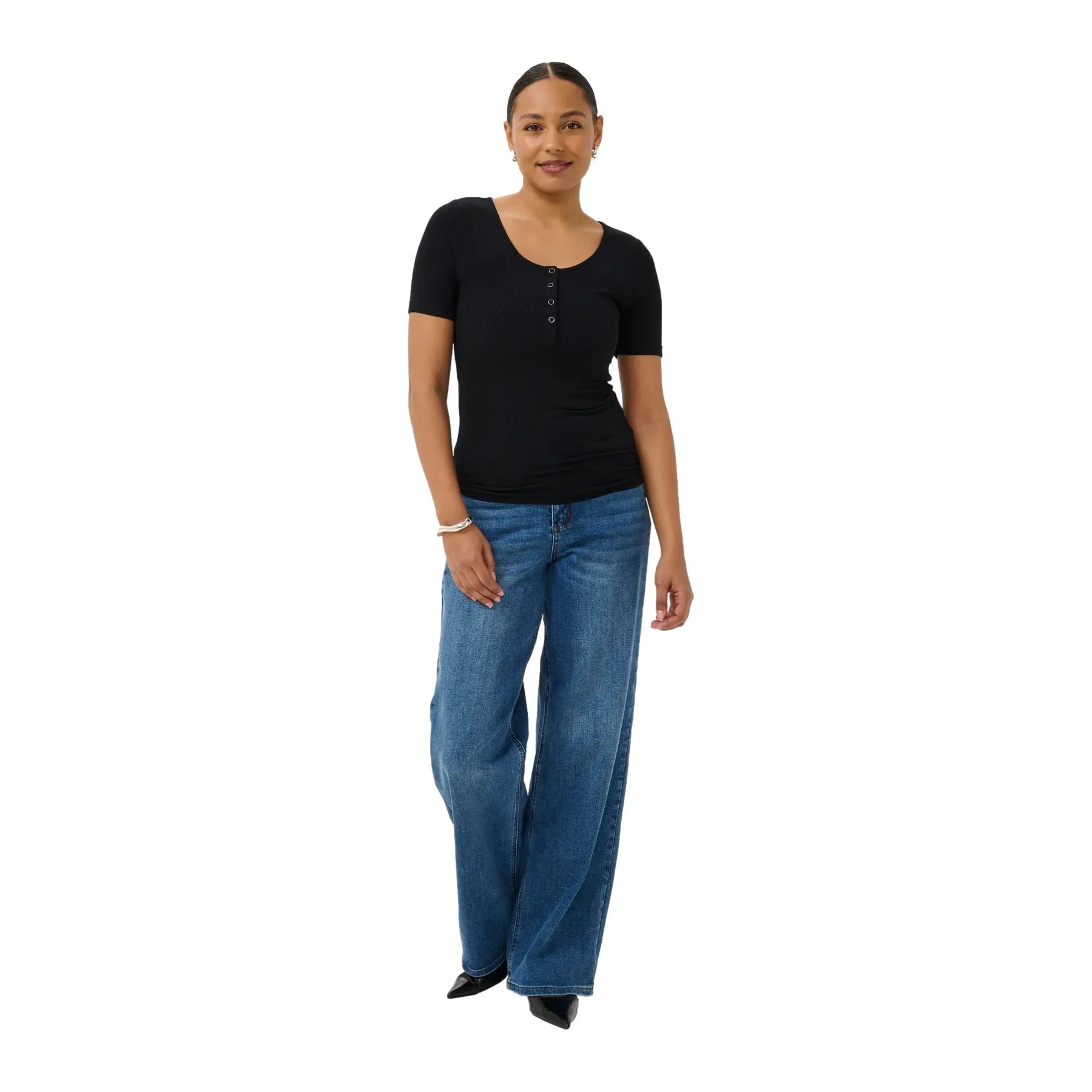 Damen T-Shirt KAFFE Kaamy