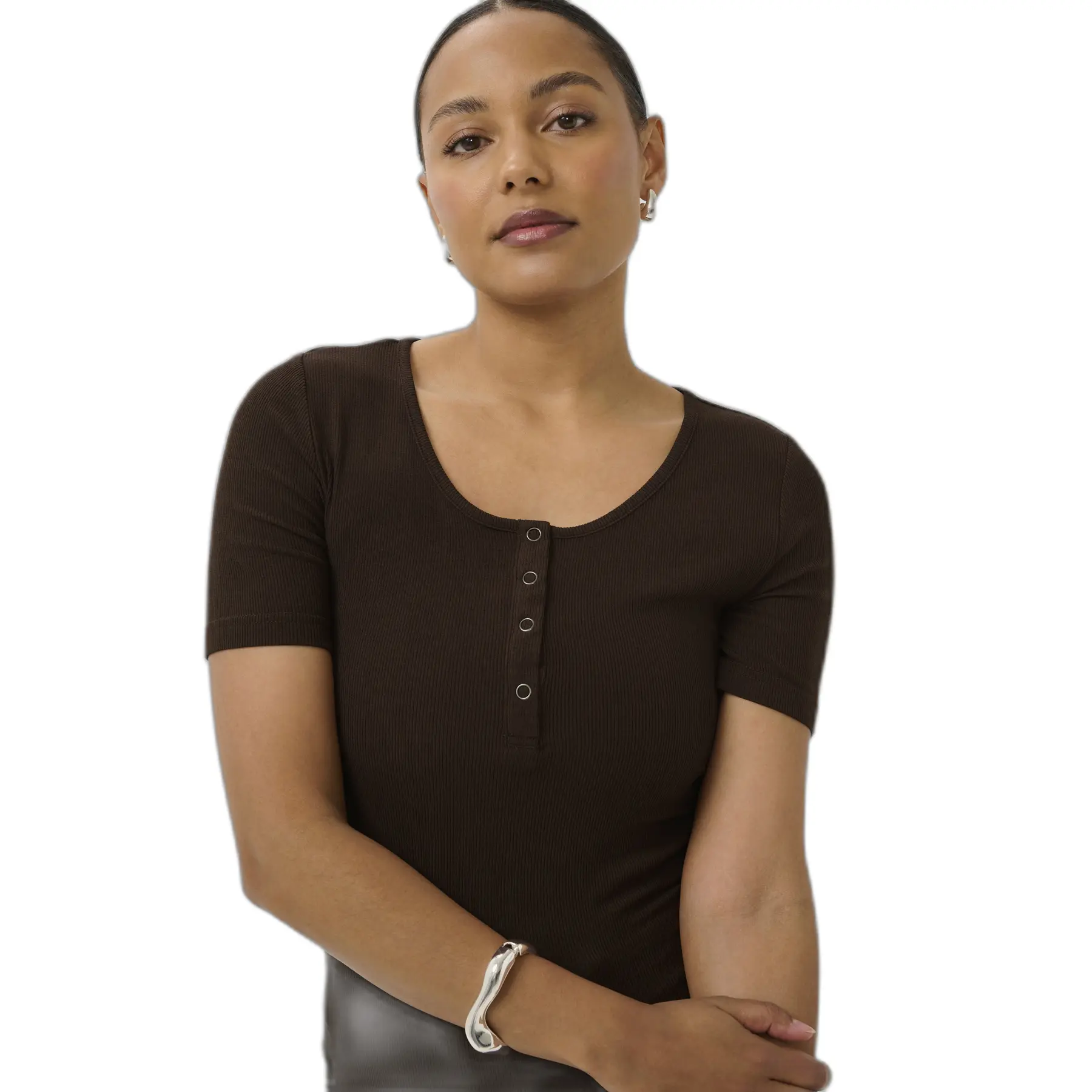 Damen T-Shirt KAFFE Kaamy