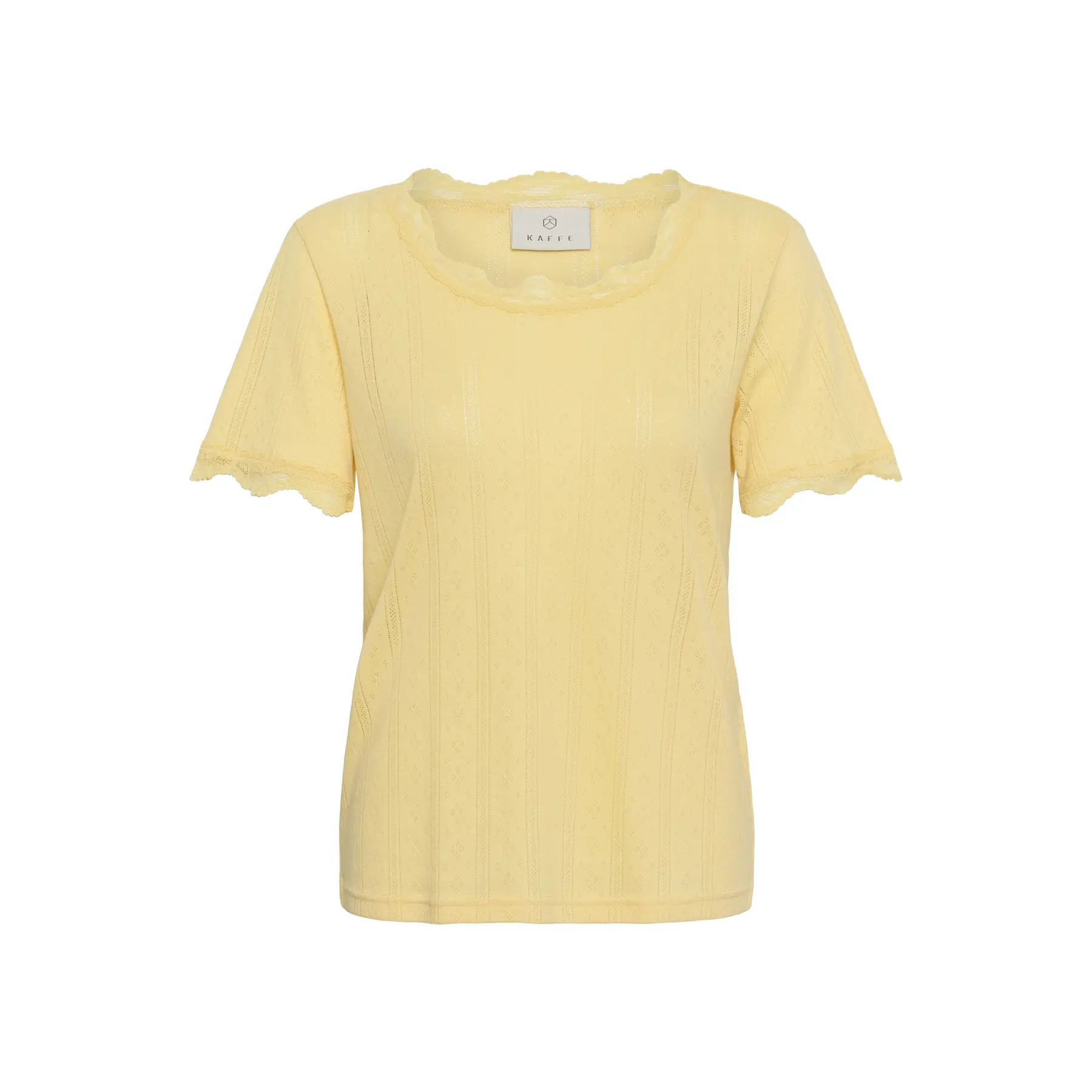 Damen T-Shirt KAFFE Kadina Lace