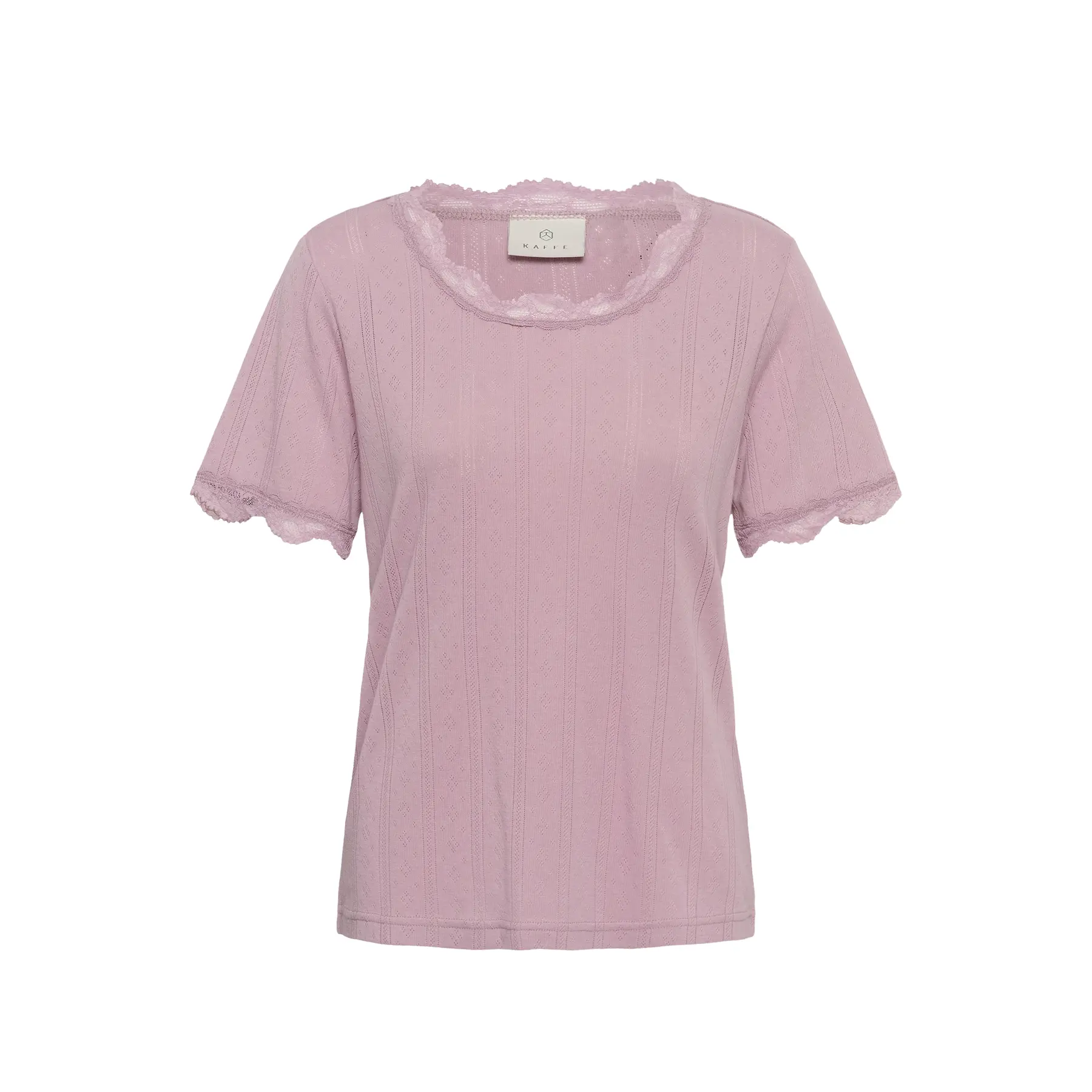 Damen T-Shirt KAFFE Kadina Lace