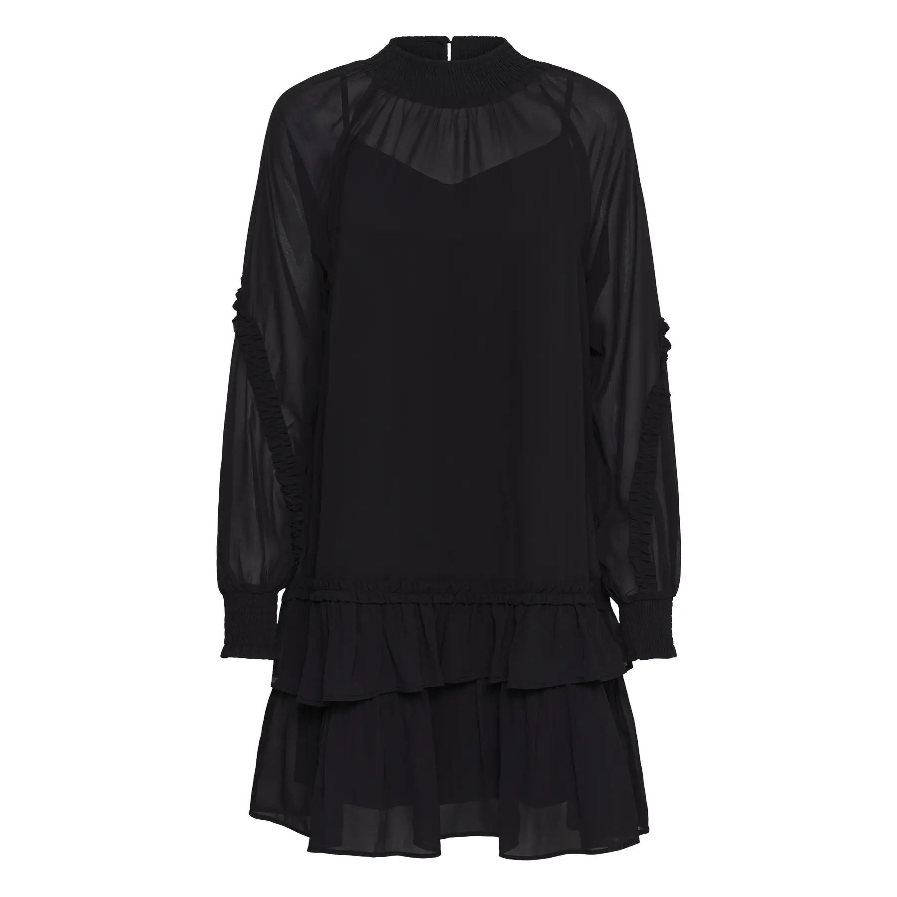 Kleid mit langen Ärmeln, Damen KAFFE Kanoelle