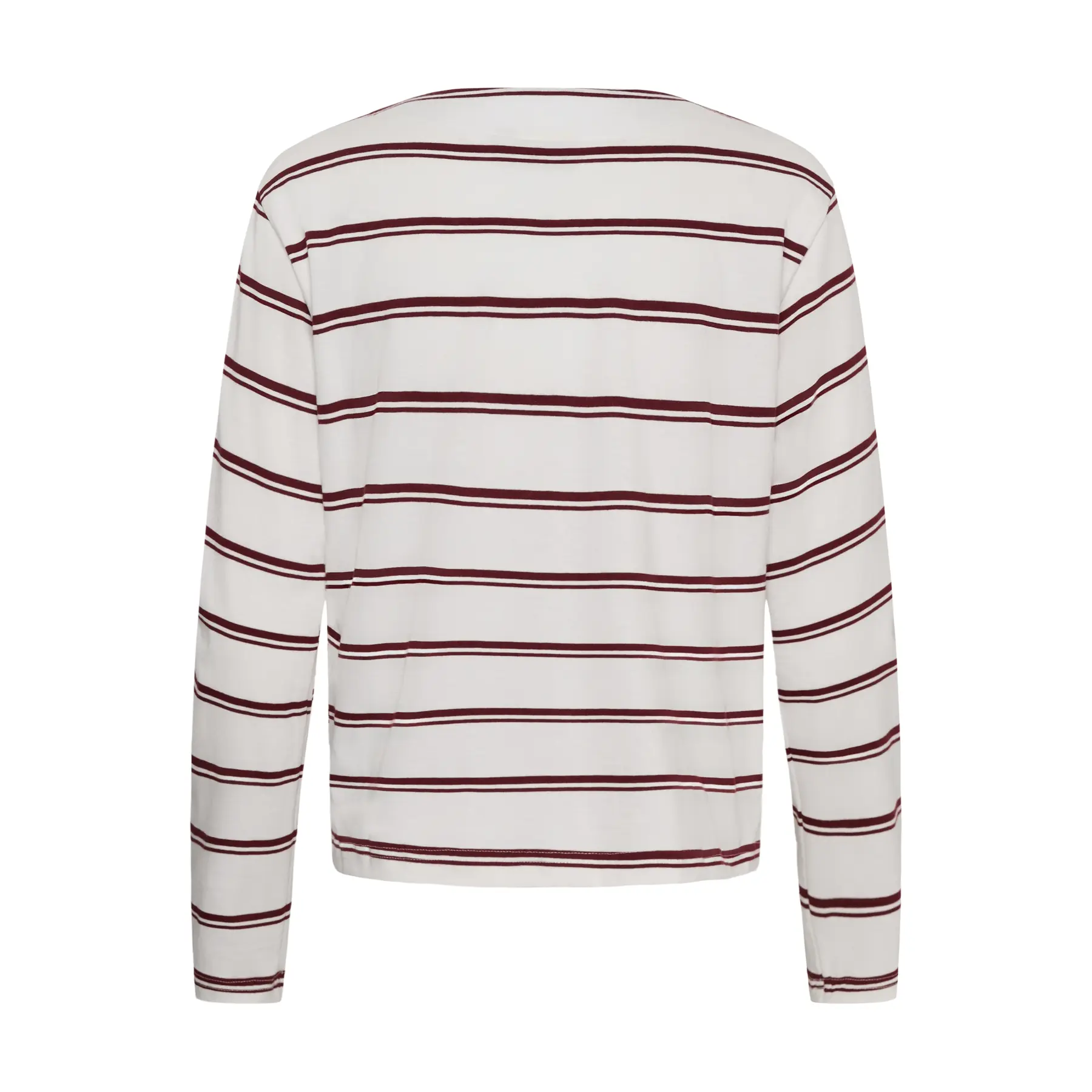 Damen Langarm V-Ausschnitt T-Shirt KAFFE Kawinny
