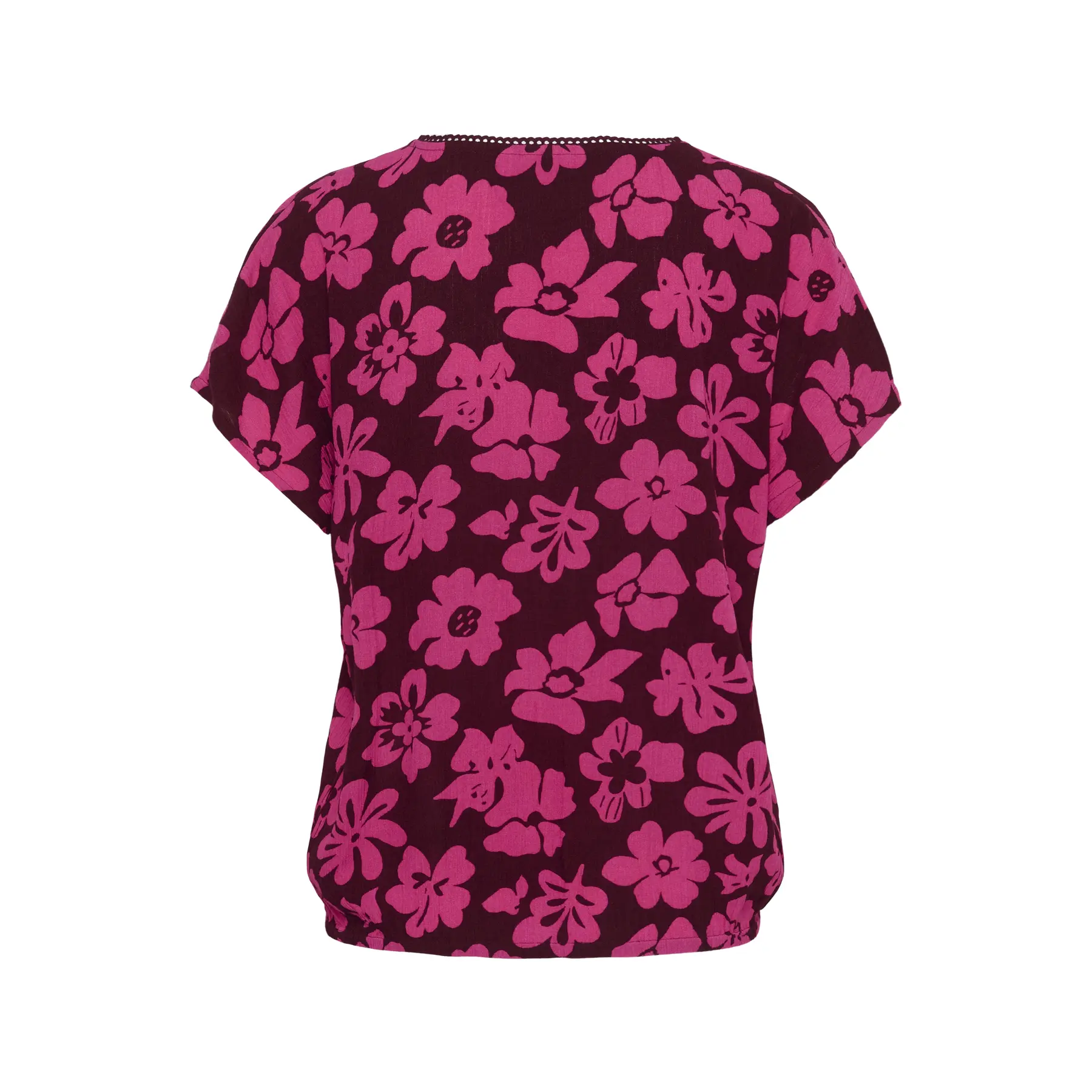 Damen V-Ausschnitt Bluse KAFFE Kaamber Stanley Aop