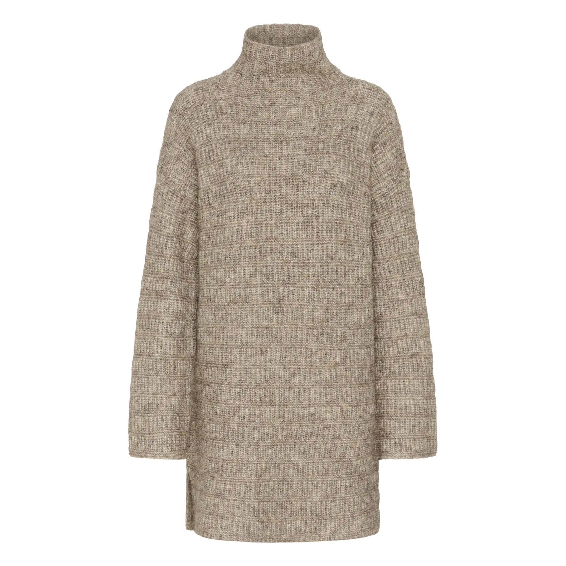 Pulloverkleid Damen KAFFE Kakikki
