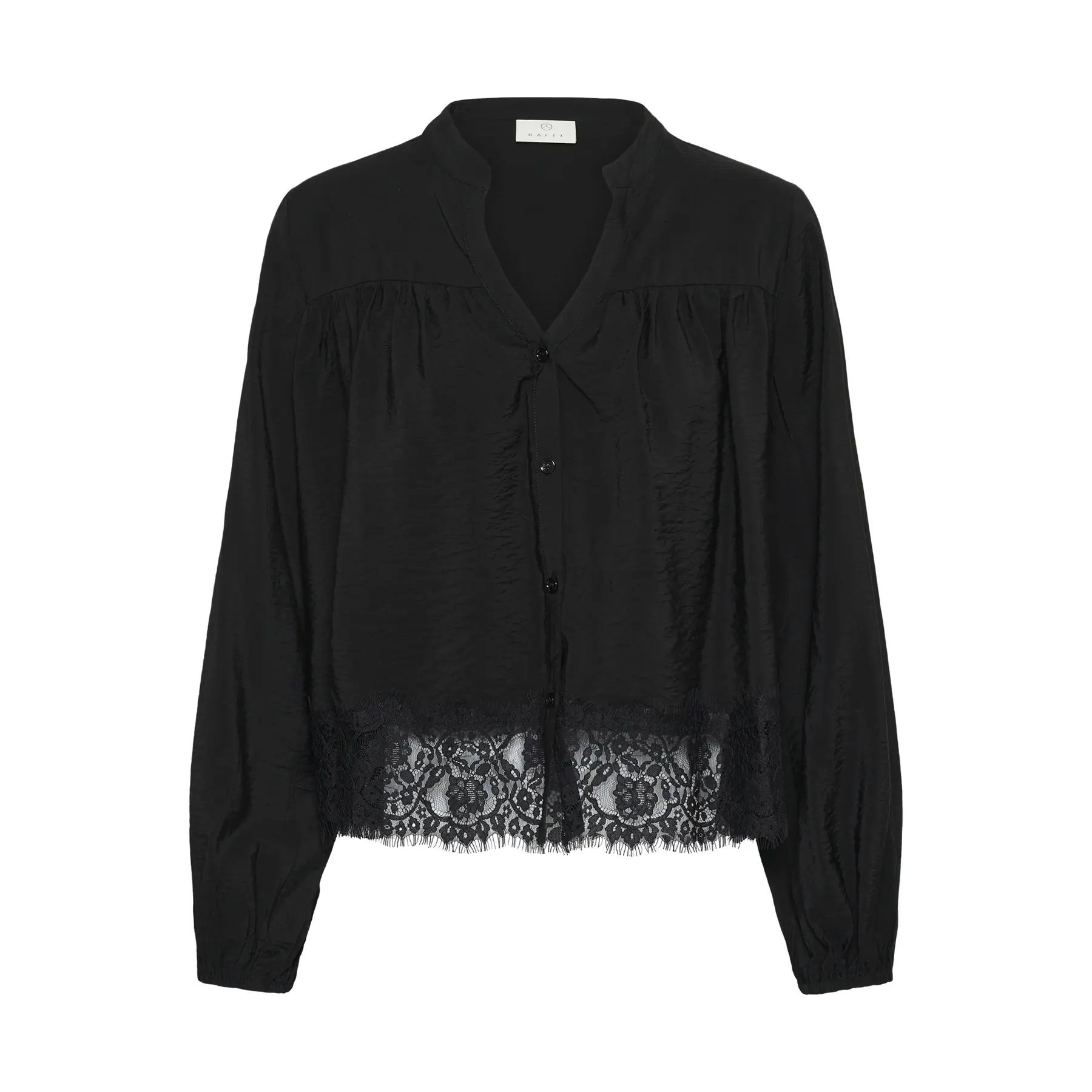 Langarm-Bluse Damen KAFFE Kafine