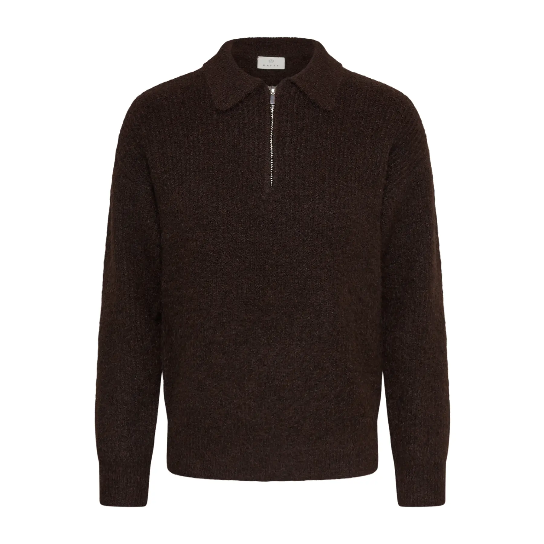 Pullover 1/2 Reißverschluss Damen KAFFE Kaselmina