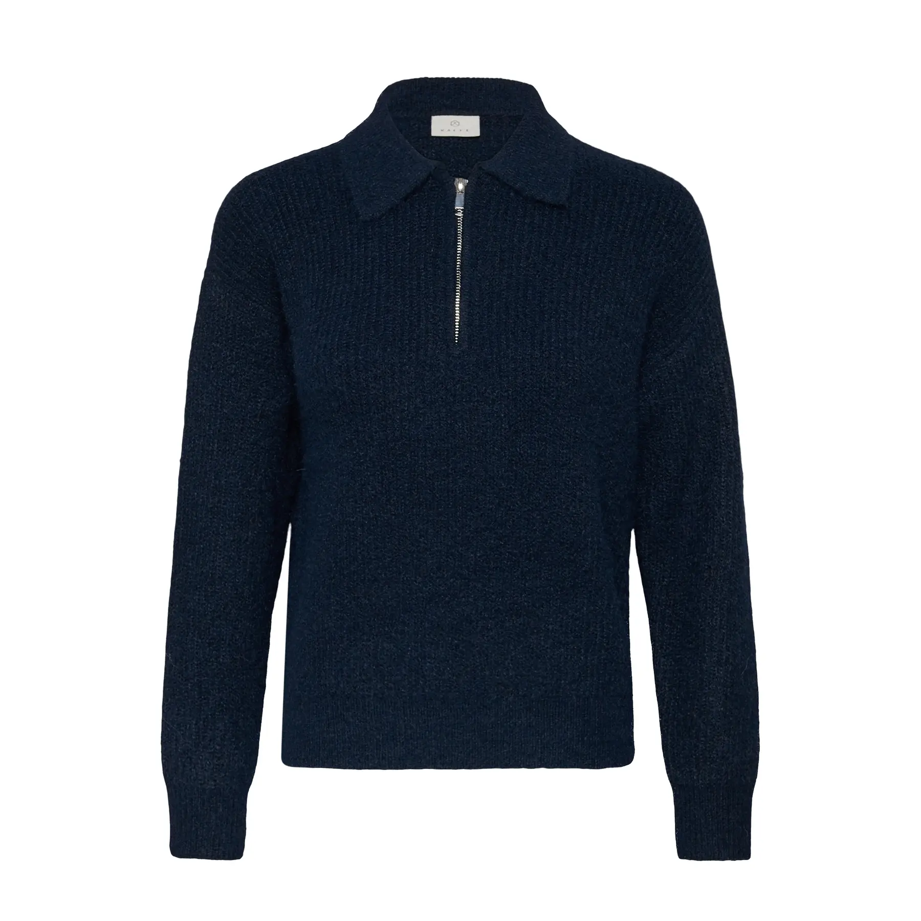 Pullover 1/2 Reißverschluss Damen KAFFE Kaselmina