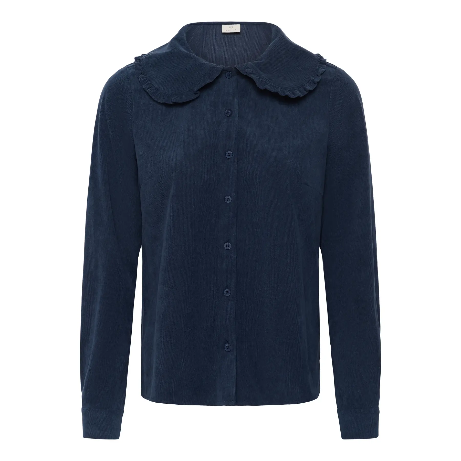 Kaffe Women's Bleu Long Sleeve Blouse Kasvaja