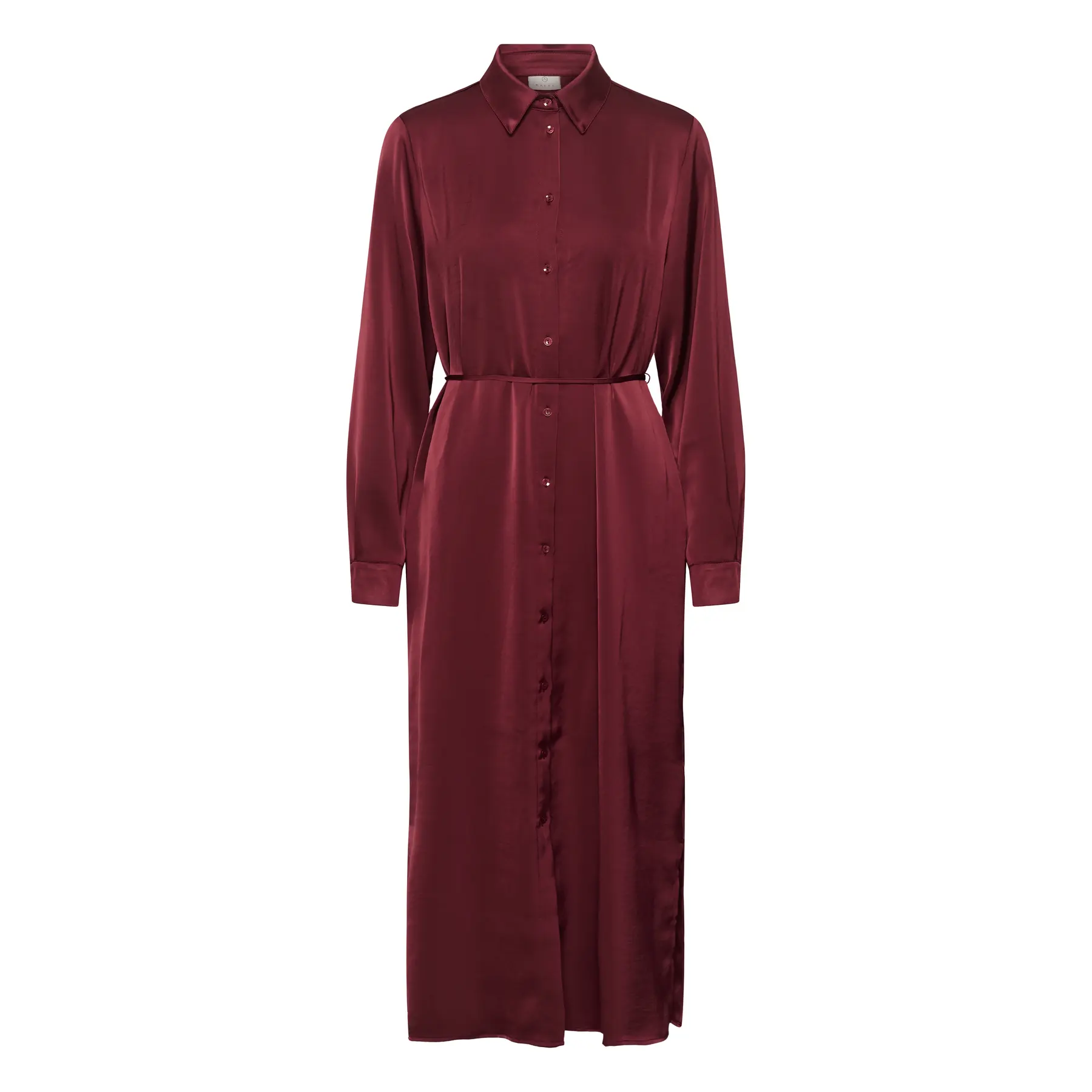 Kleid mit langen Ärmeln, Damen KAFFE Kathilde Sateen