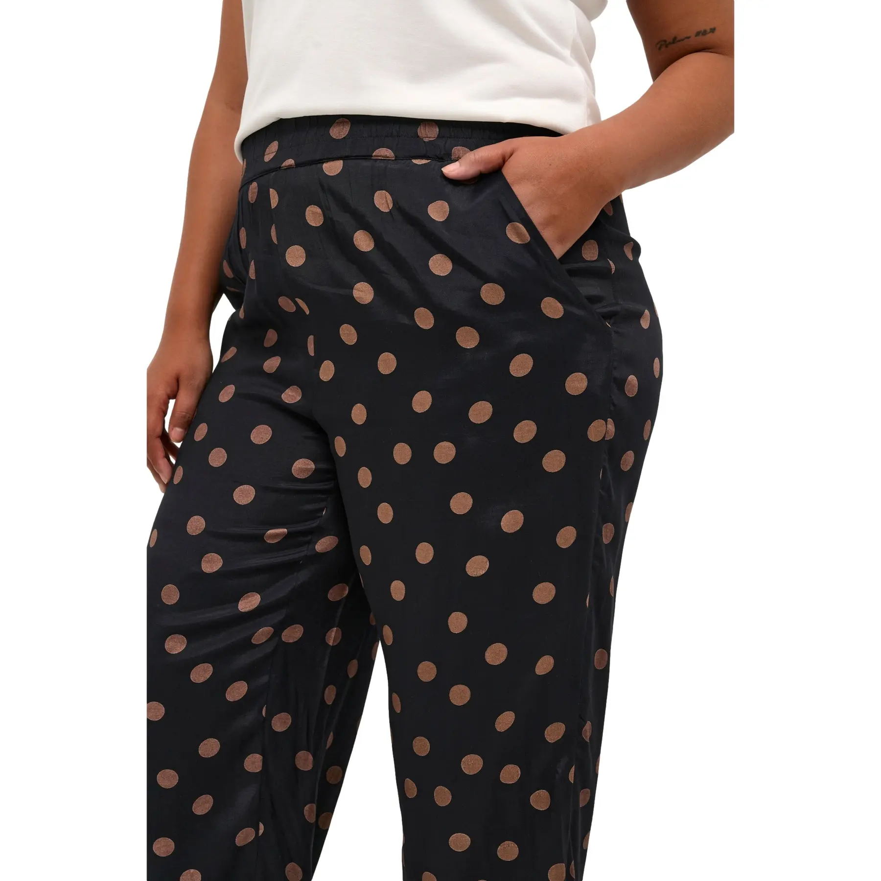 Pantalon femme KAFFE Curve Kcjilly
