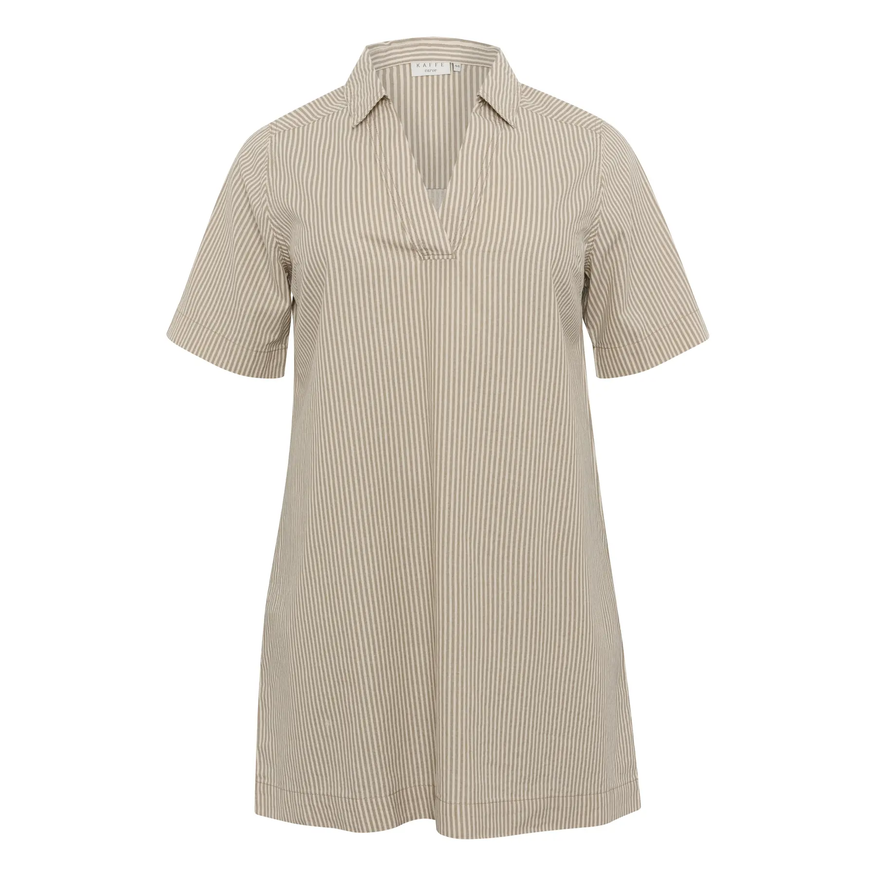 Women's dress KAFFE Curve Nana Striped