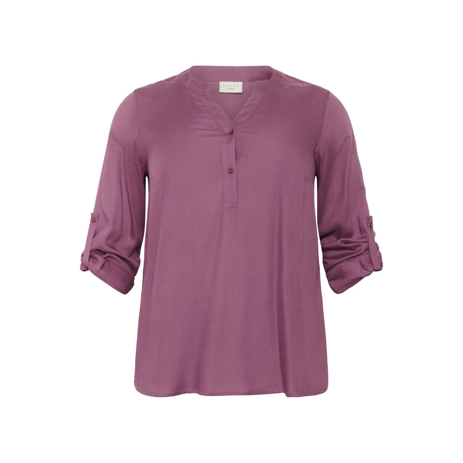 Langärmelige Bluse, Damen KAFFE Curve Sida