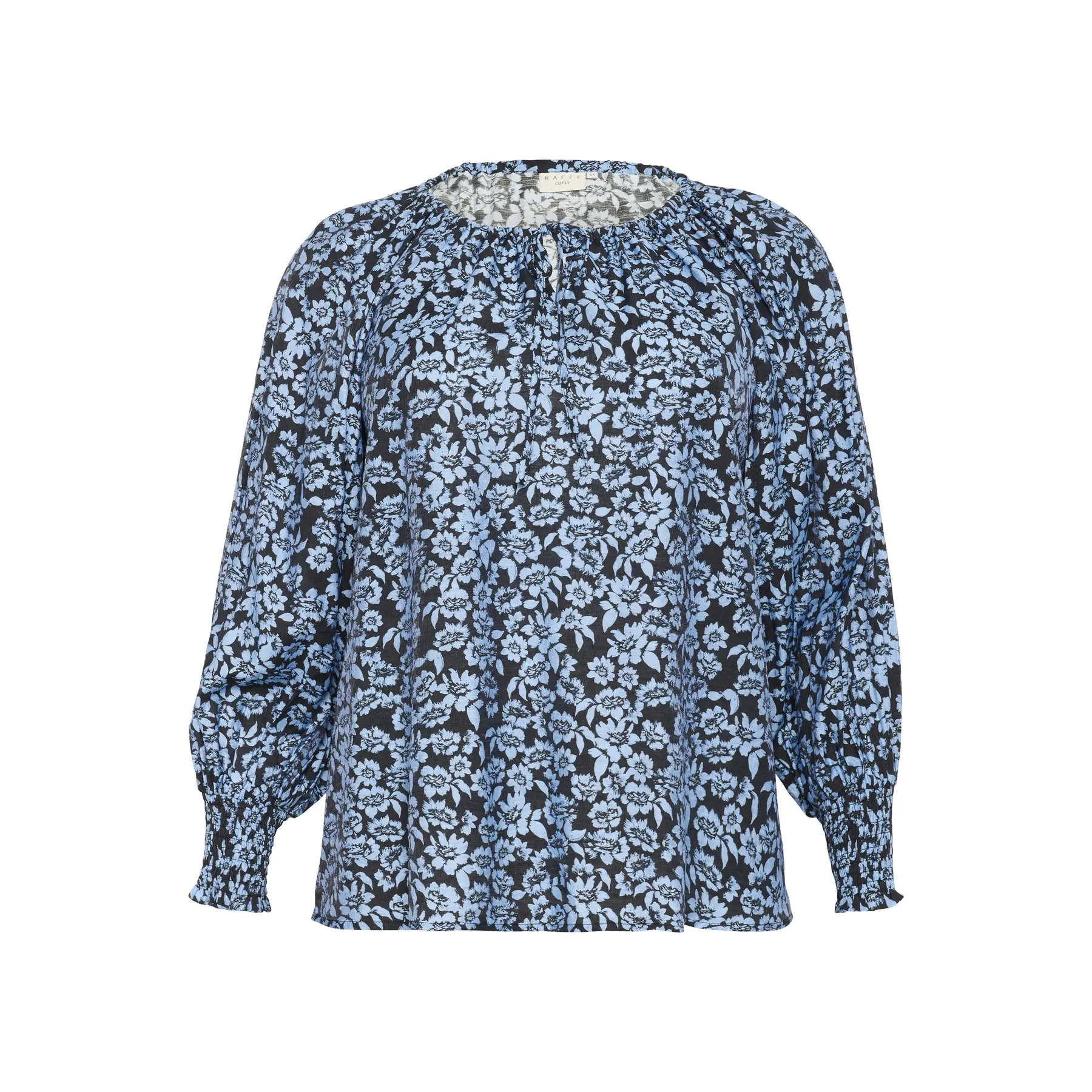 Langärmelige Bluse, Damen KAFFE Curve Amina