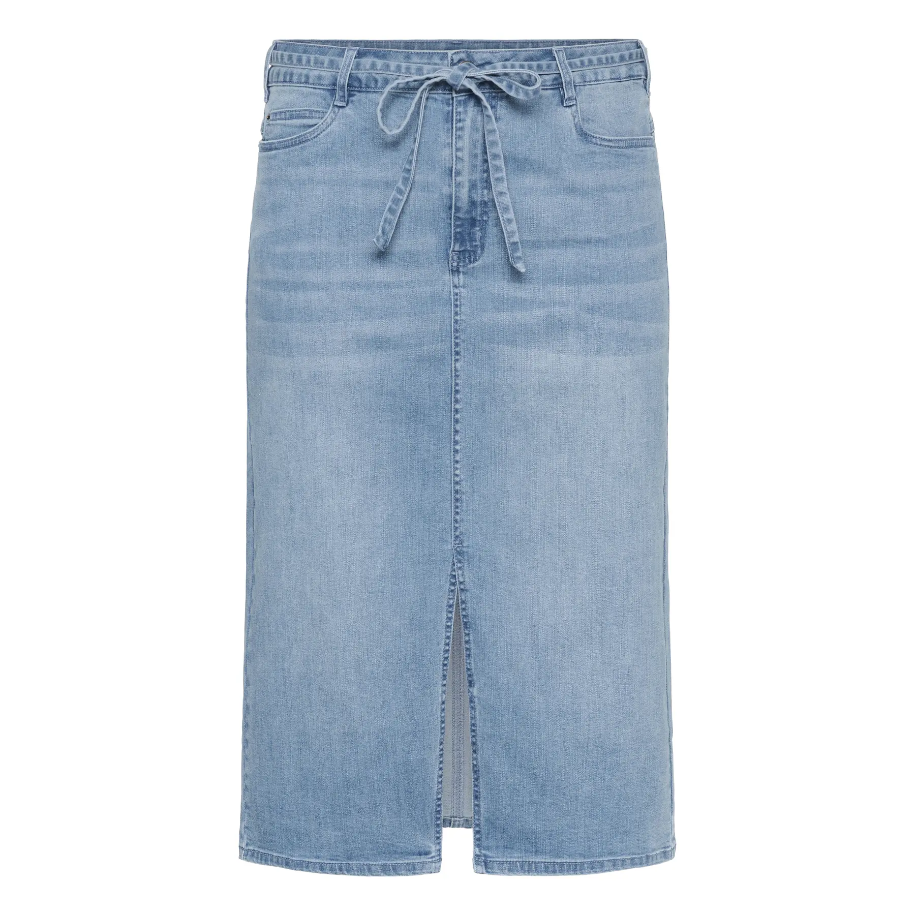 Denim skirt for women KAFFE Curve KCZarah