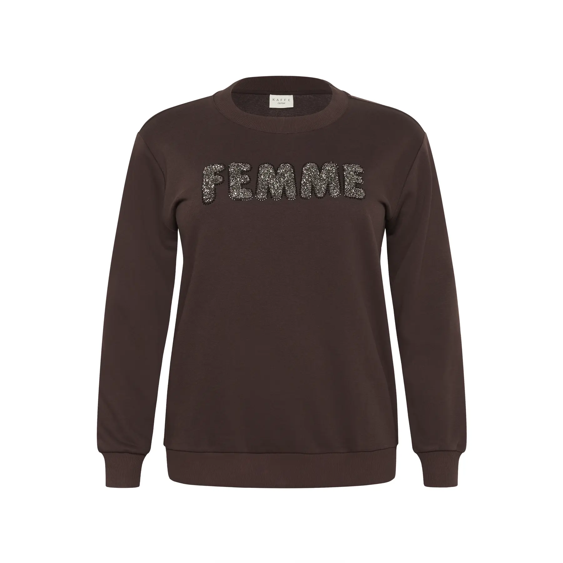 Sweatshirt woman KAFFE Curve Elise