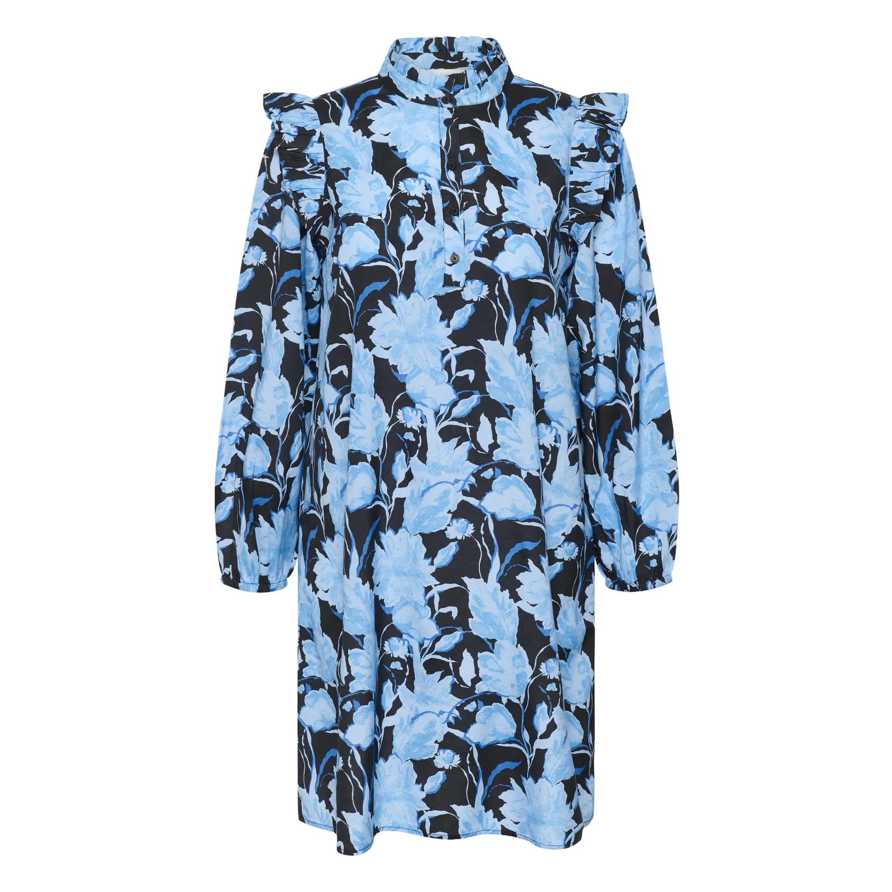 Kleid mit langen Ärmeln, Damen KAFFE Curve Sasja