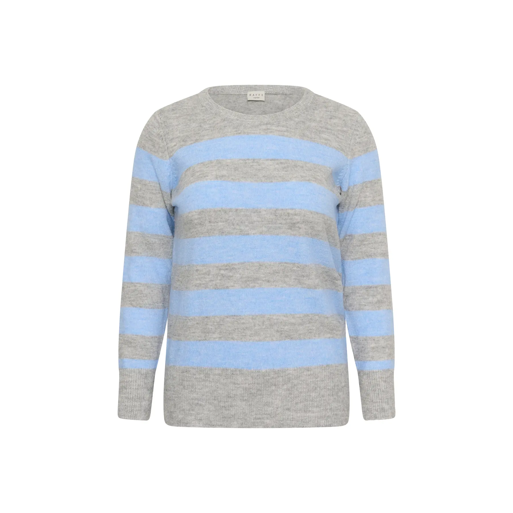 Maglione da donna KAFFE Curve Niela Striped