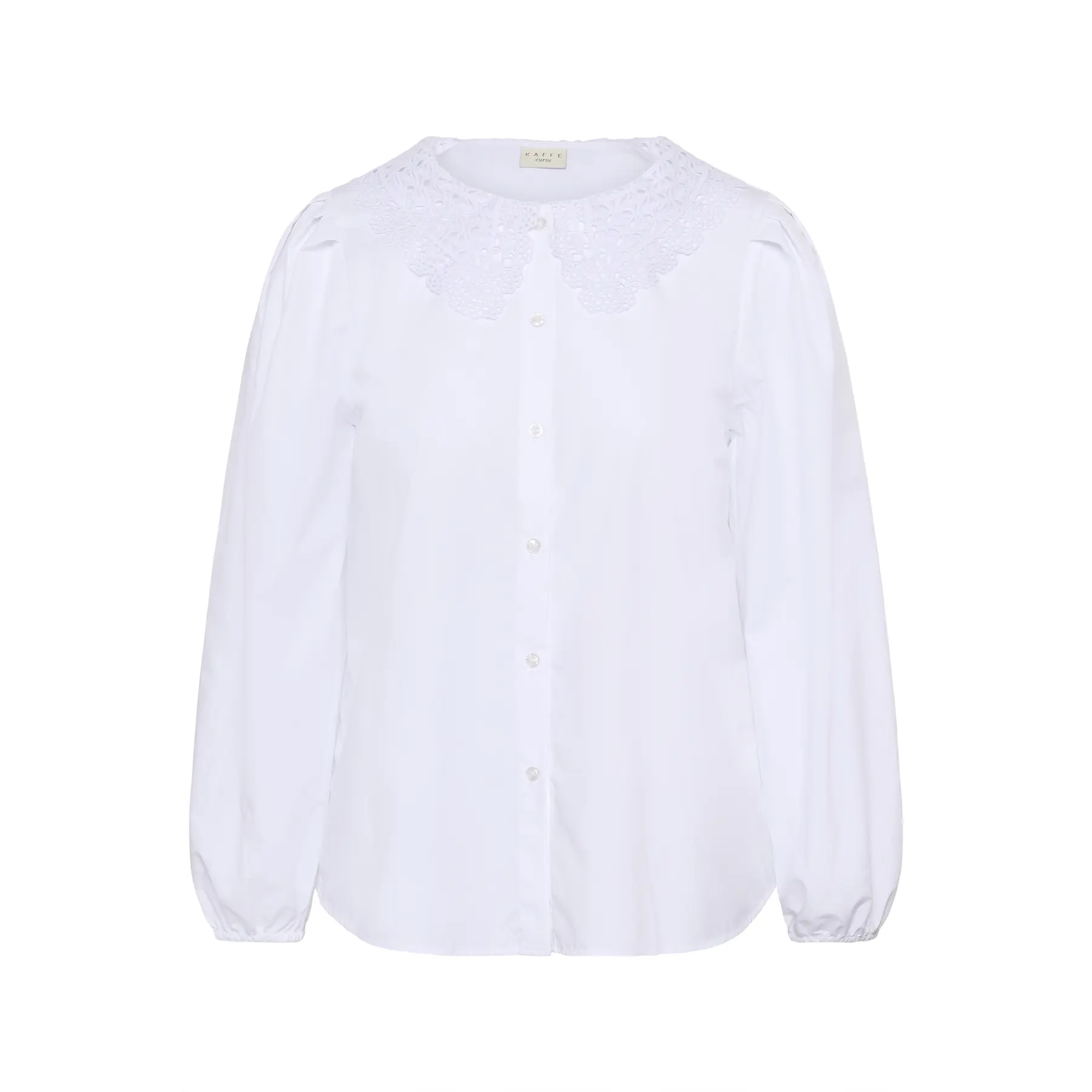 Langarm-Bluse Damen KAFFE Curve KCOlina
