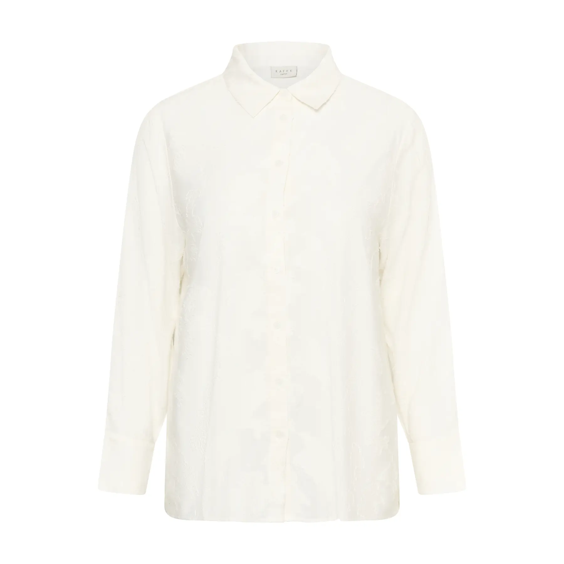 Langarm-Bluse Damen KAFFE Curve Kccassy