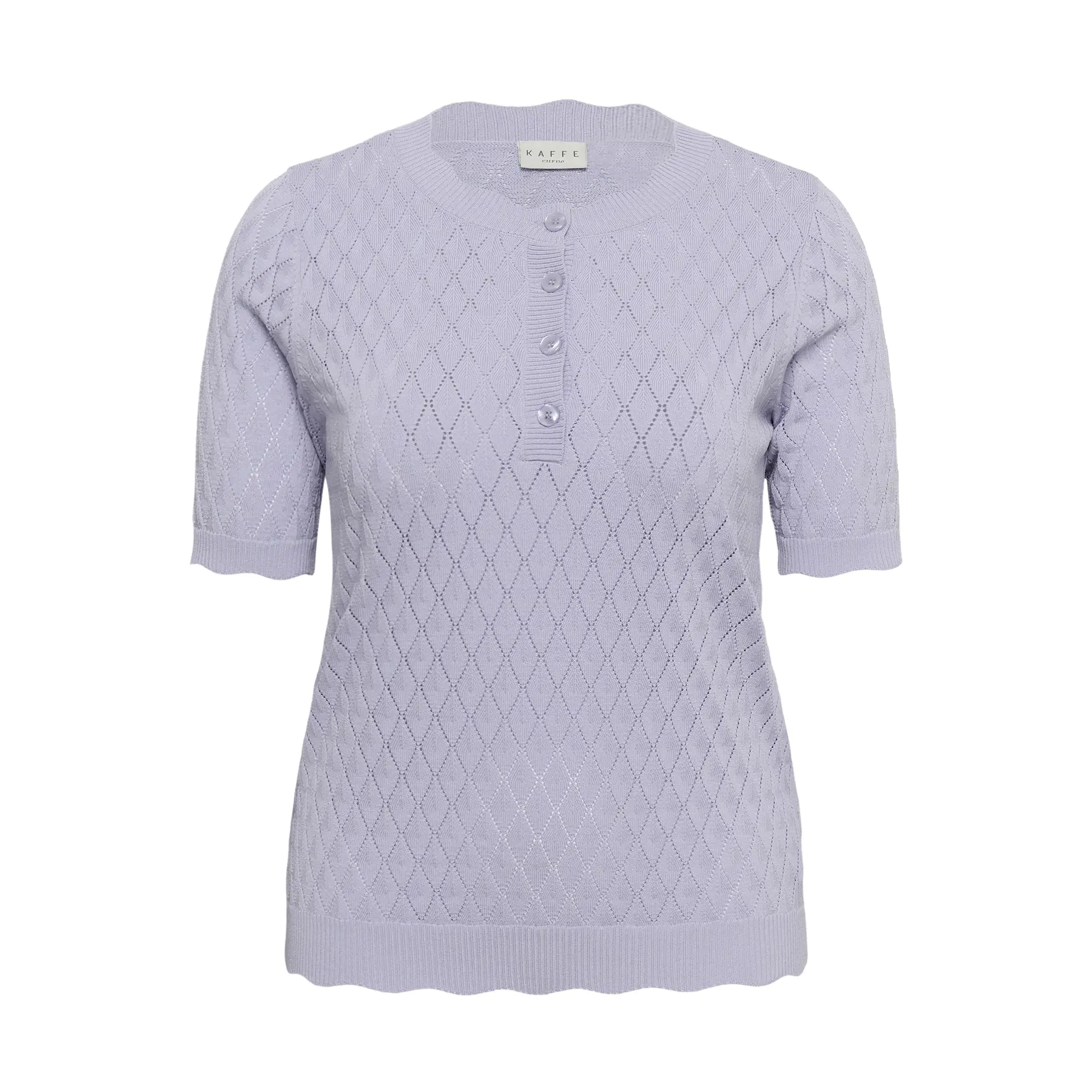 Polo-Shirt Damen KAFFE Curve Kcbirthe