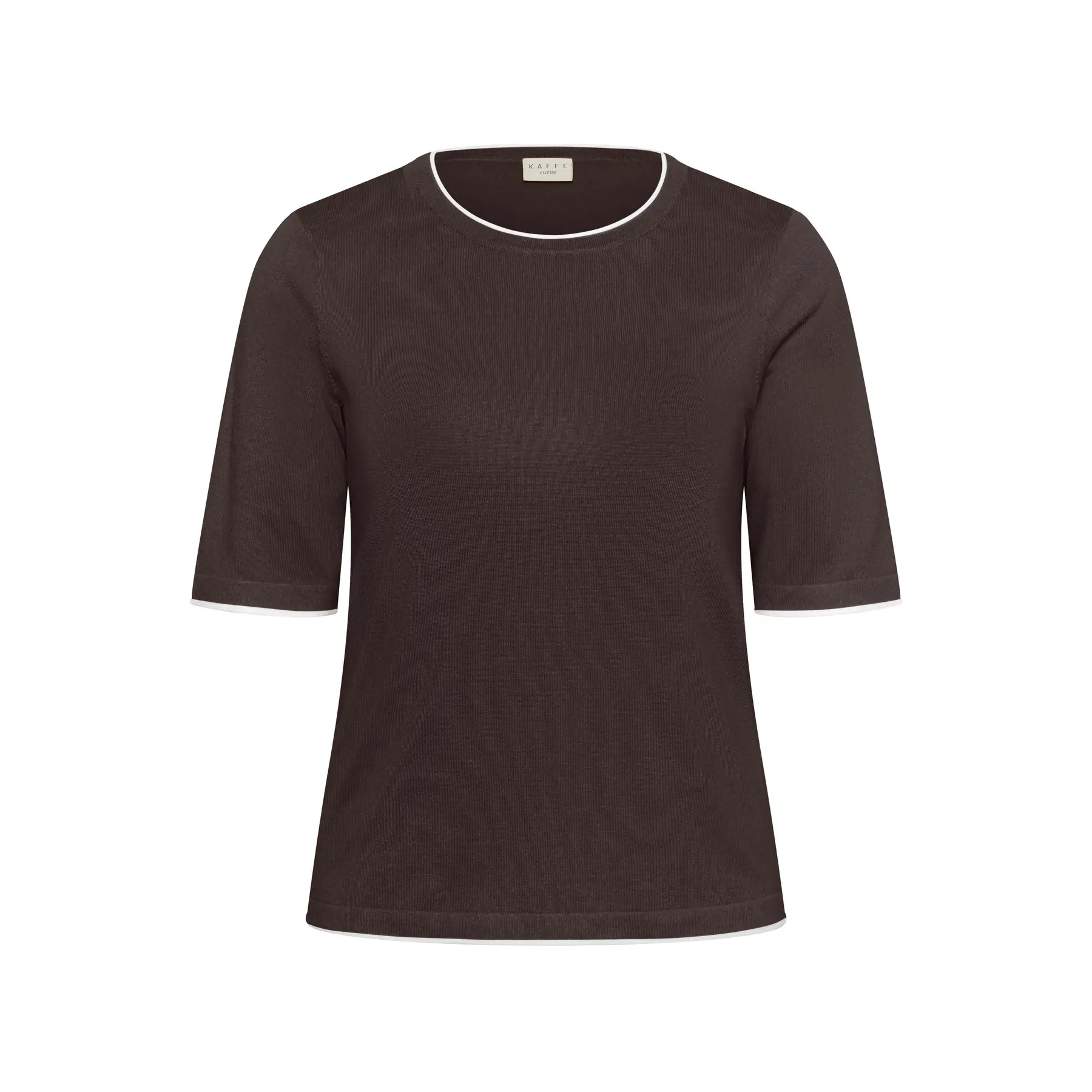 Pullover Damen KAFFE Curve Kclizzy Roll Edge