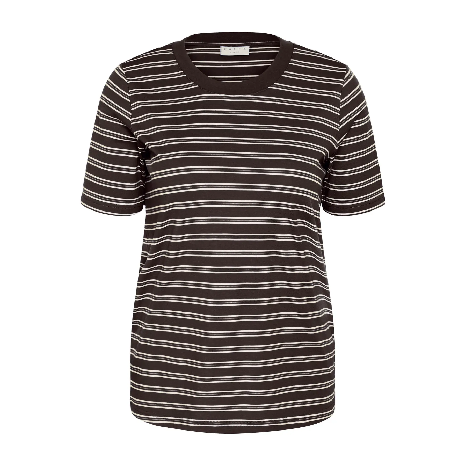 Damen T-Shirt KAFFE Curve Kcjilla Striped