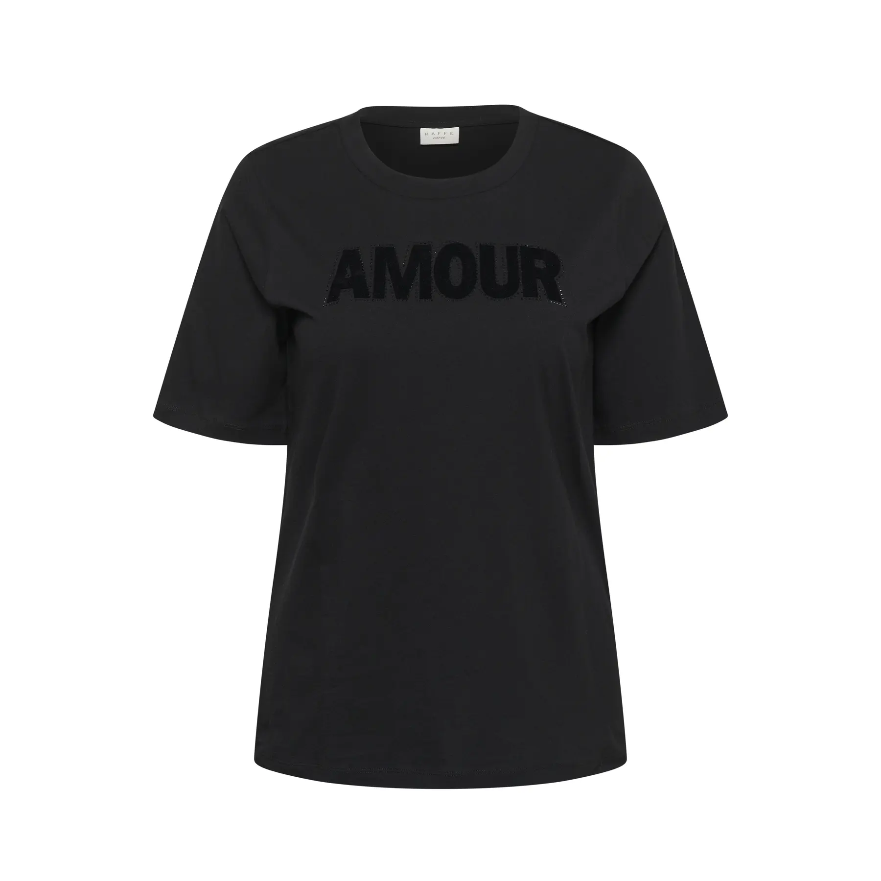 T-shirt da donna KAFFE Curve Kcsissa