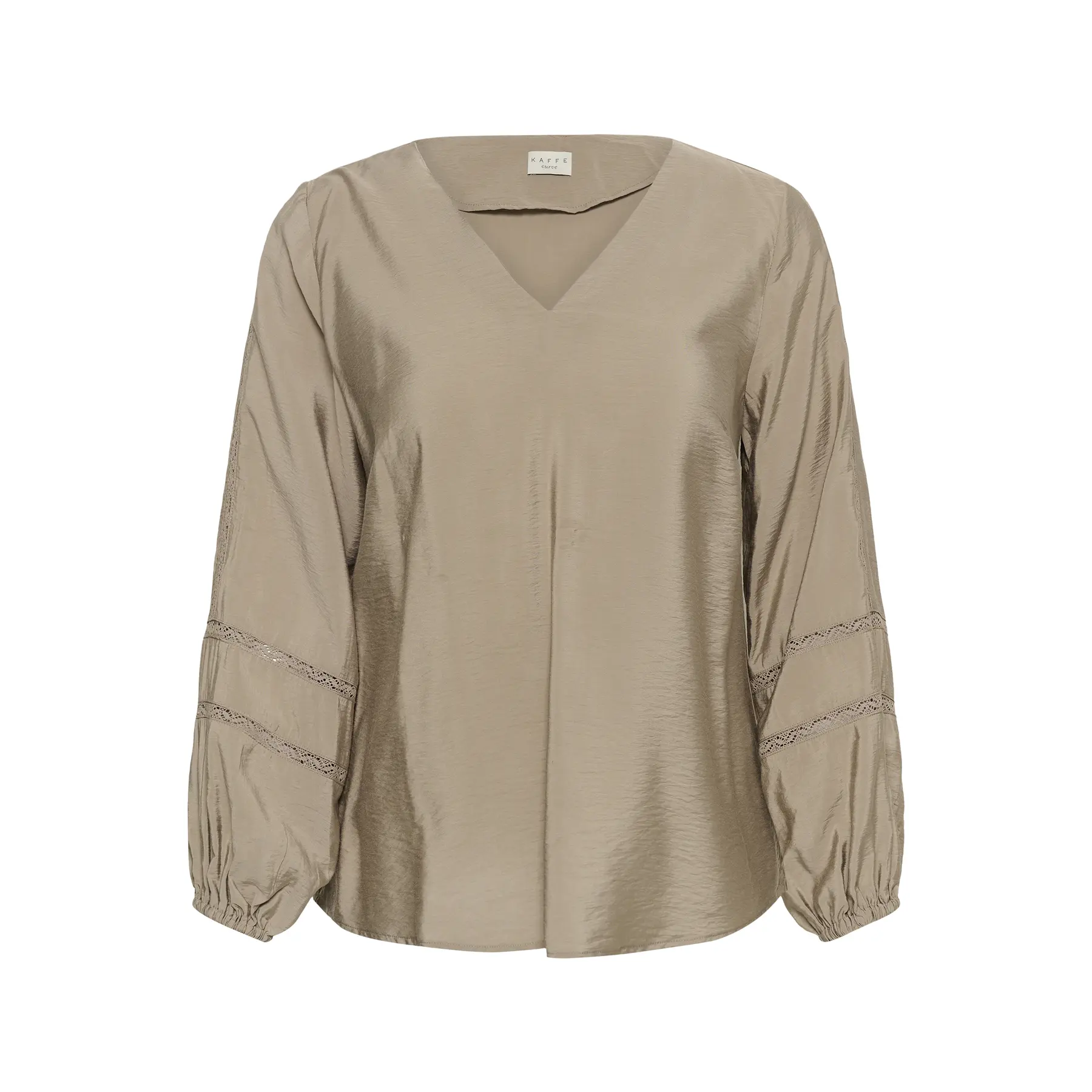 Langärmelige Bluse, Damen KAFFE Curve Kctine