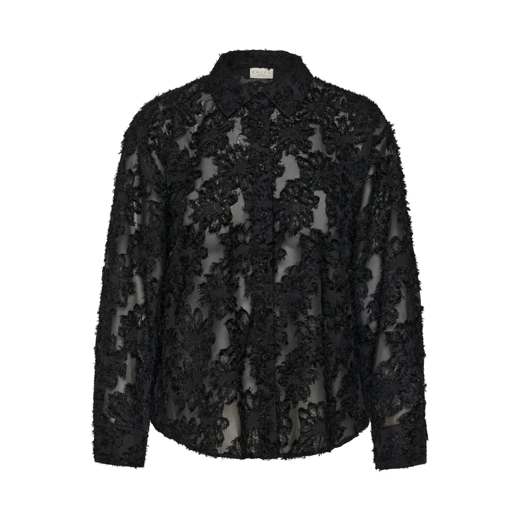 Langarmshirt Damen KAFFE Curve Kcalie