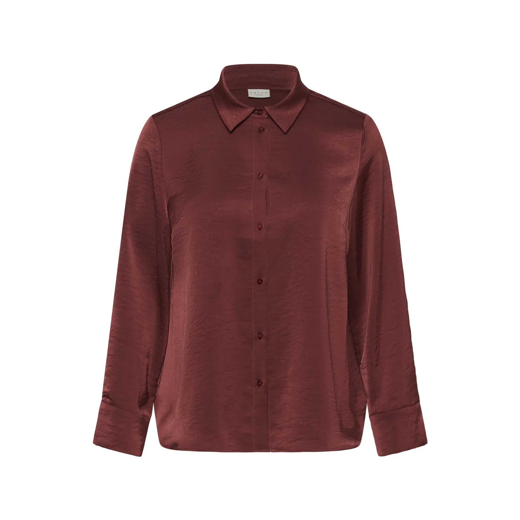 Langarmbluse Damen KAFFE Curve Kclori