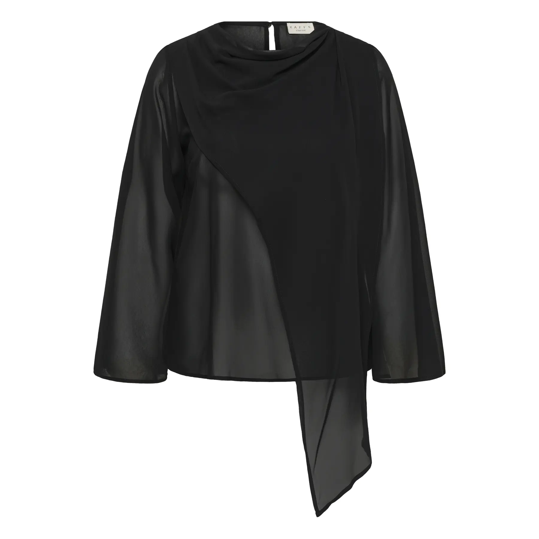 Langärmelige Bluse, Damen KAFFE Curve Kceliana