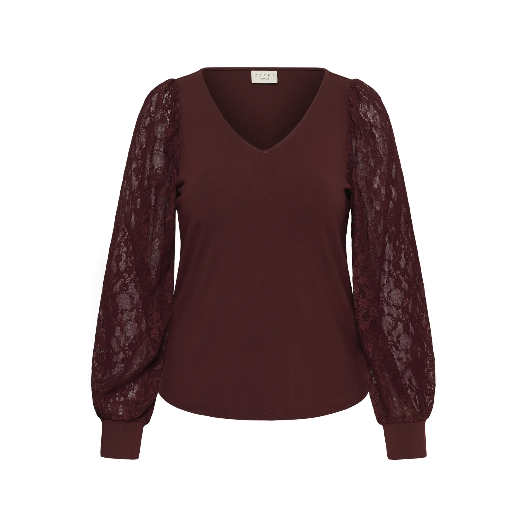 Damenbluse KAFFE Curve Kcleona Lace