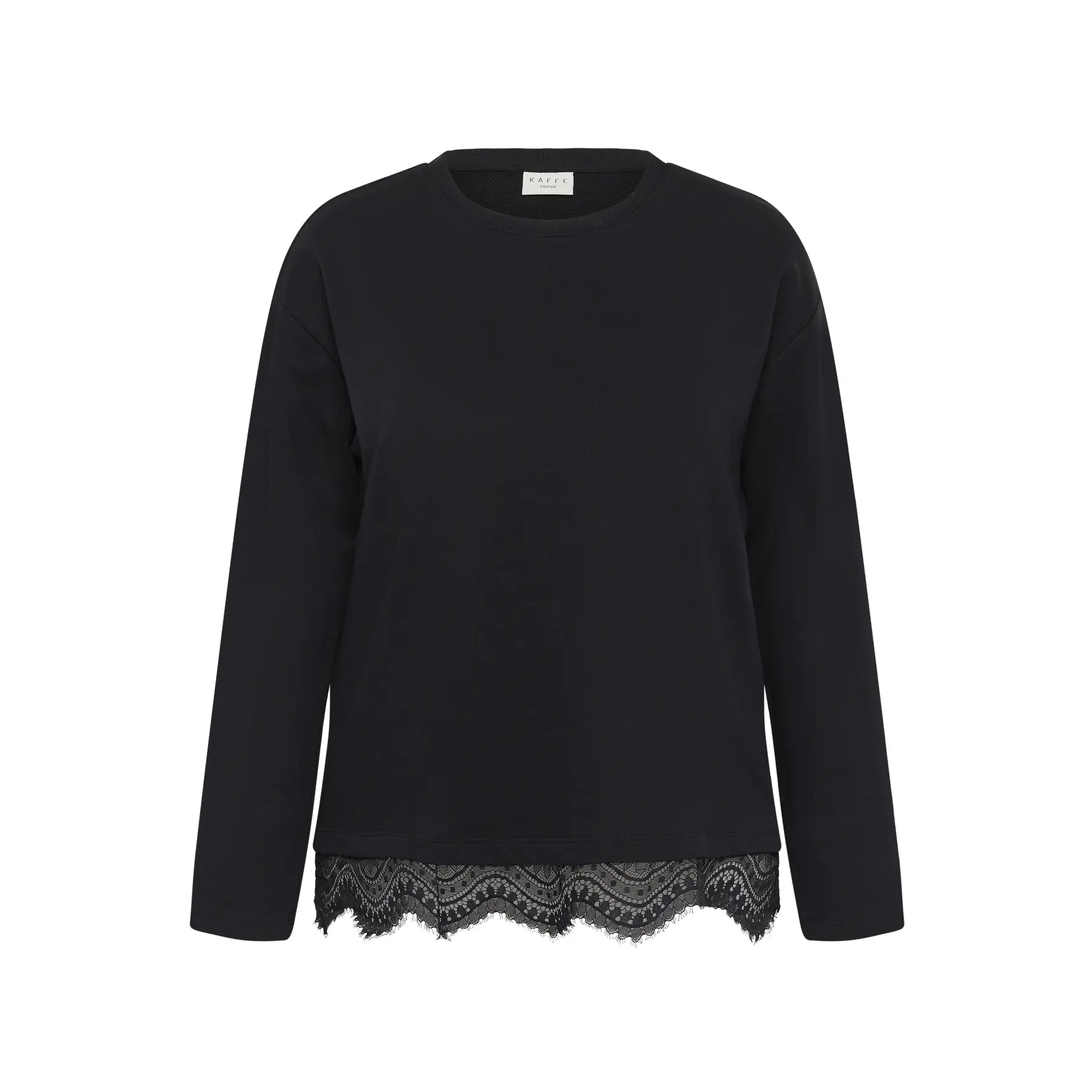 Kaffe Curve Women's Noir Sweatshirt Woman Kcsophia