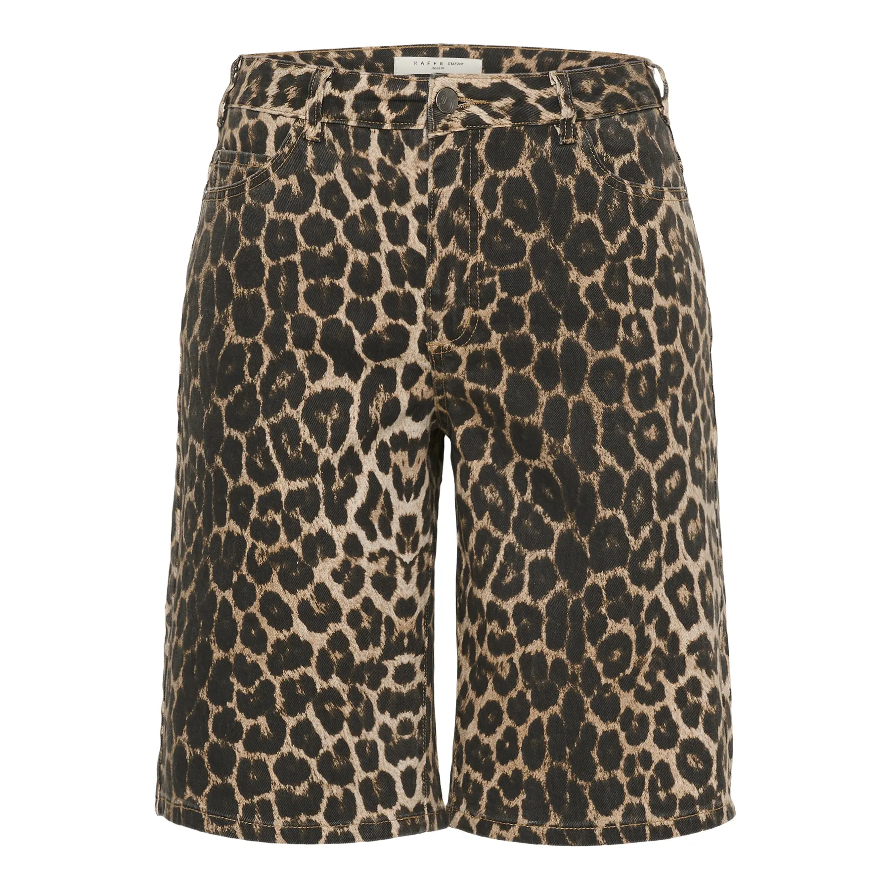 Jeansshorts Damen KAFFE Curve Kcjessa