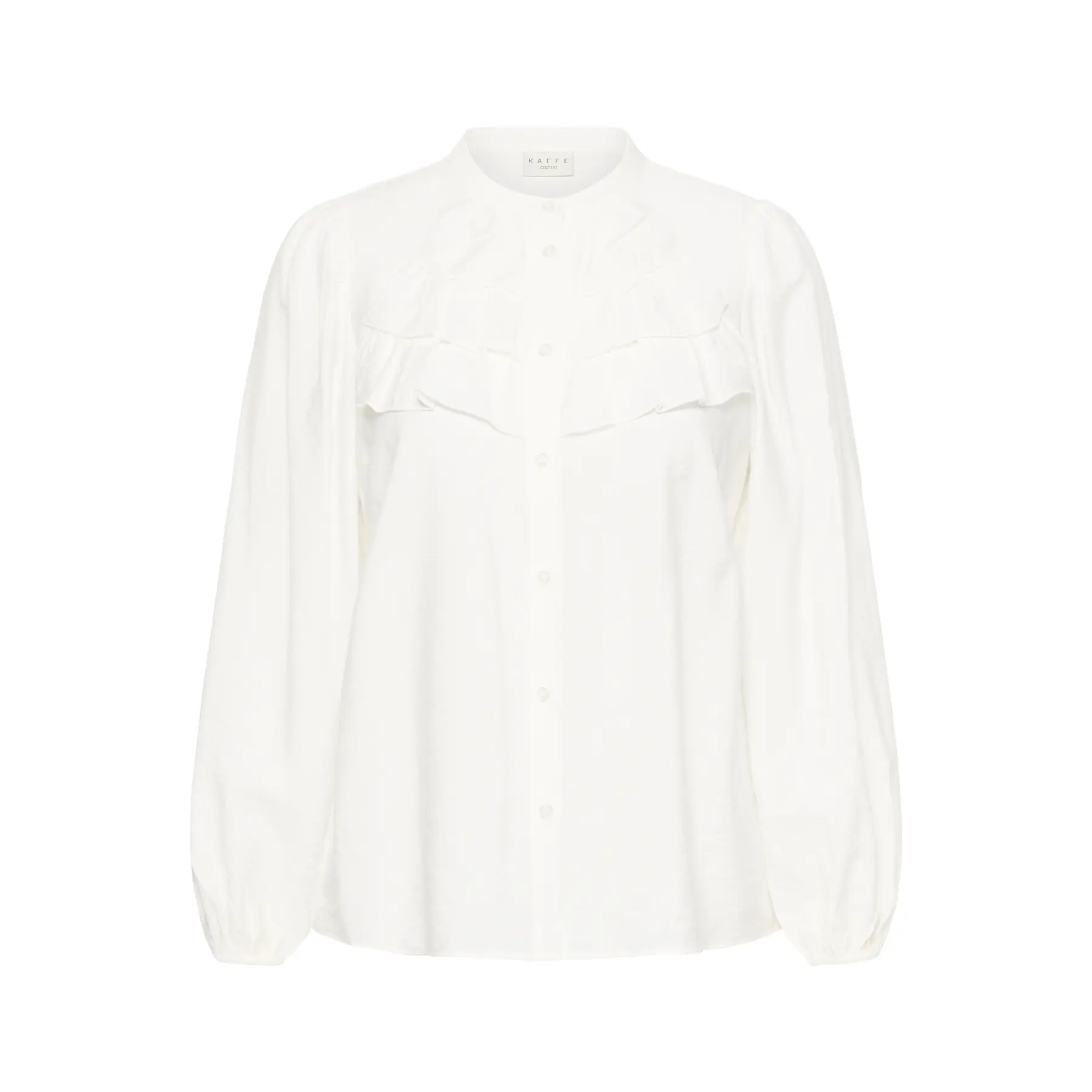 Langarm-Bluse Damen KAFFE Curve Kcnicola