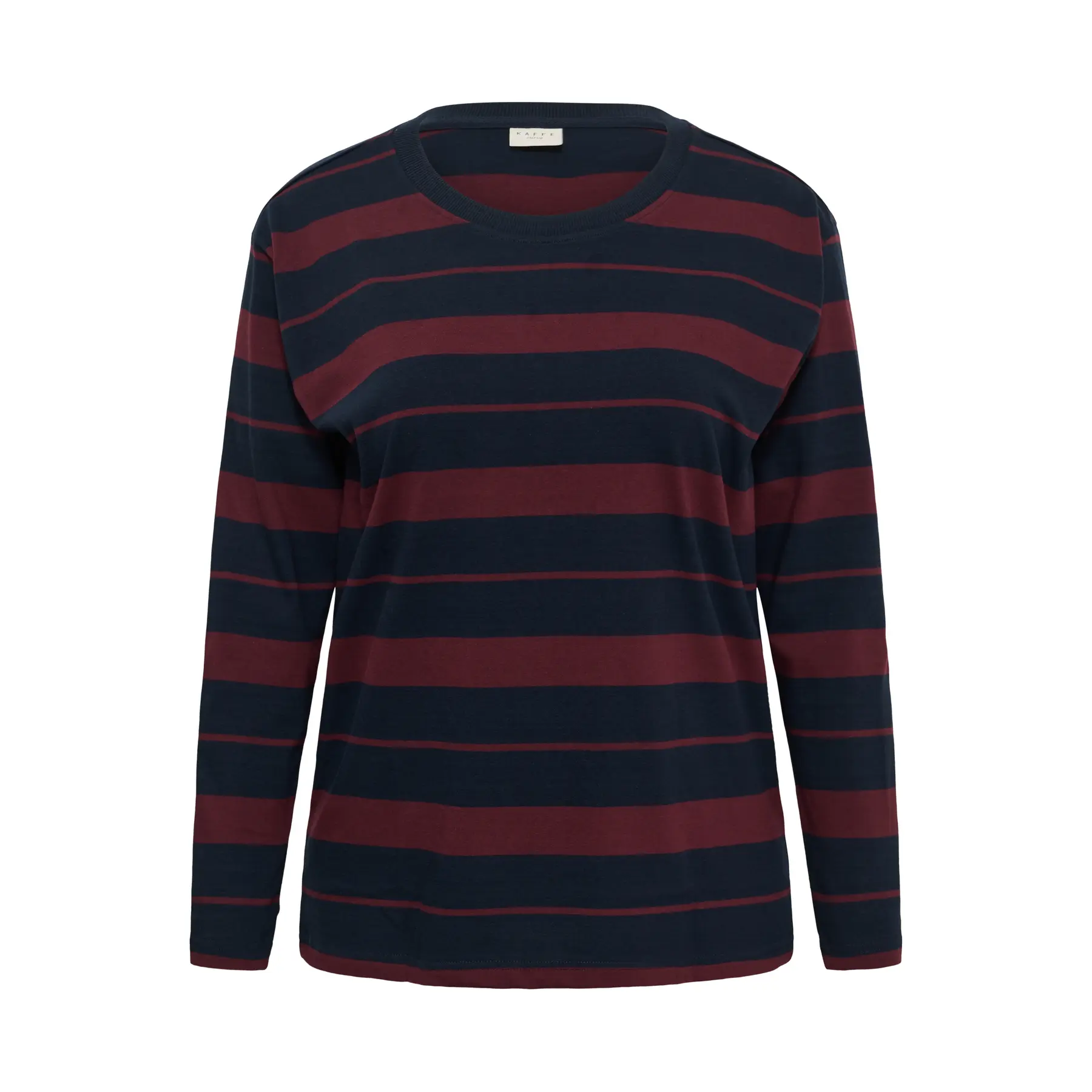 Damen T-Shirt KAFFE Curve Kcwinnie Ls