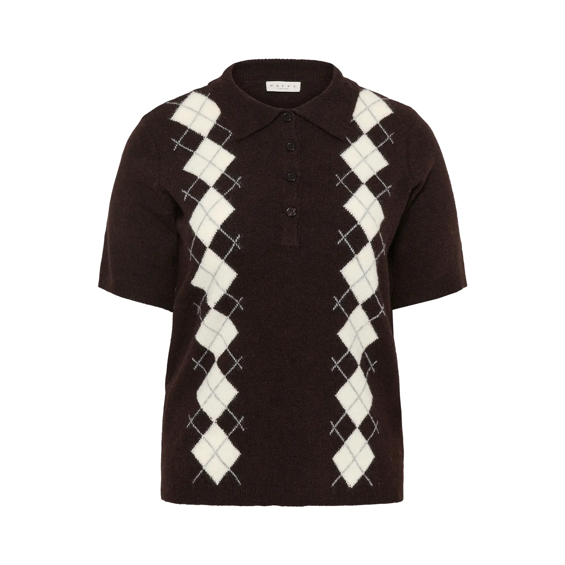 Damen-Polo aus Strick KAFFE Curve Kcolivia